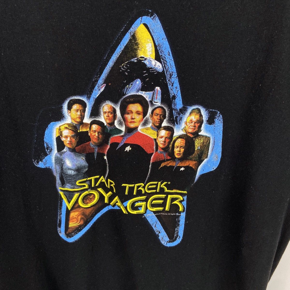 Vintage Vintage 2003 Star Trek Voyager 00s TV series Cosmos tee Size US XL / EU 56 / 4 - 3 Thumbnail