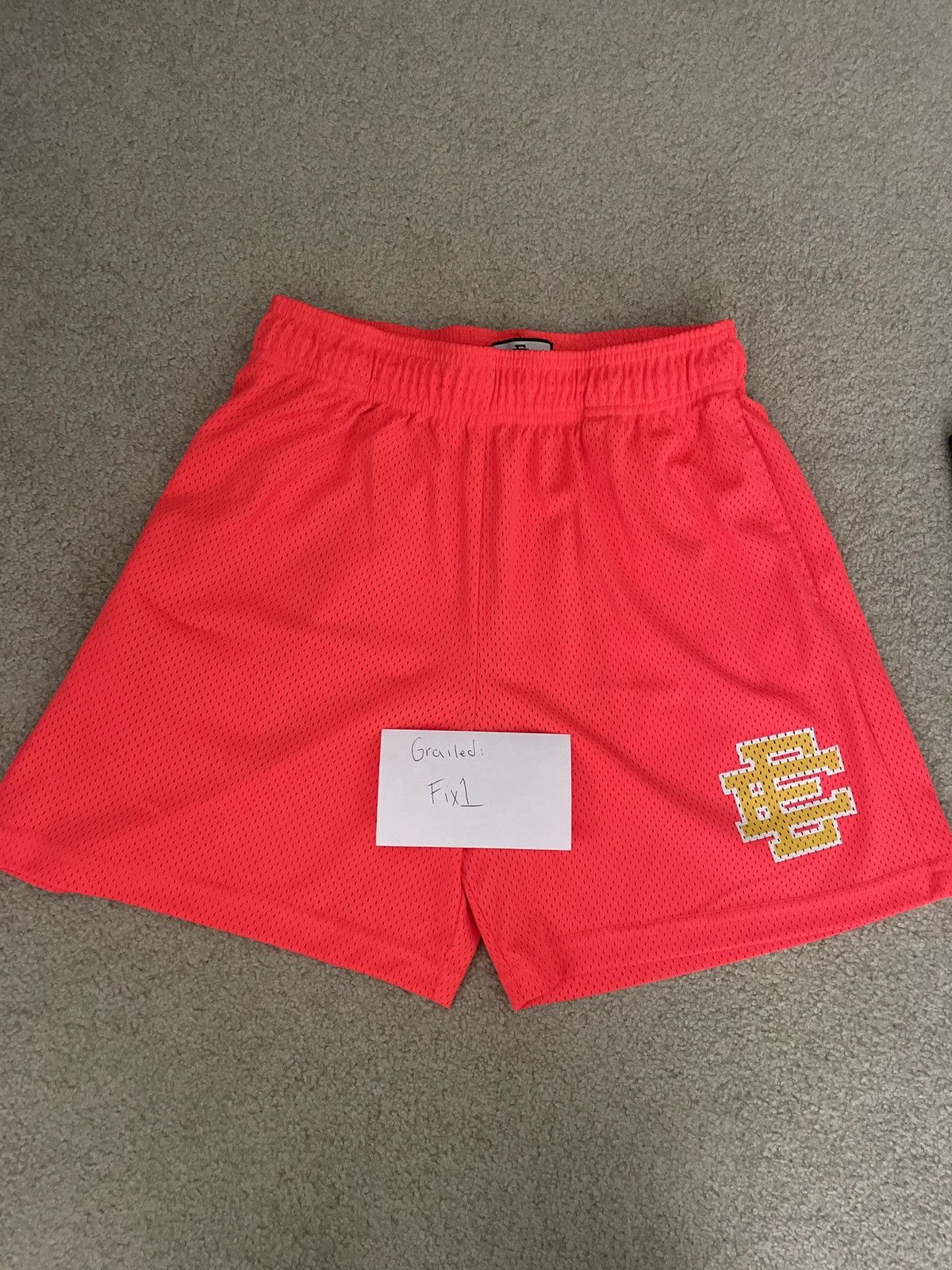 Eric Emanuel Orange and yellow size Large
