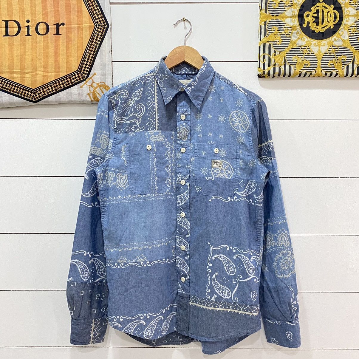 Denim & Supply Ralph Lauren × Japanese Brand Denim And Supply Ralph Lauren Paisley Bandana Button Ups Size US S / EU 44-46 / 1 - 1 Thumbnail