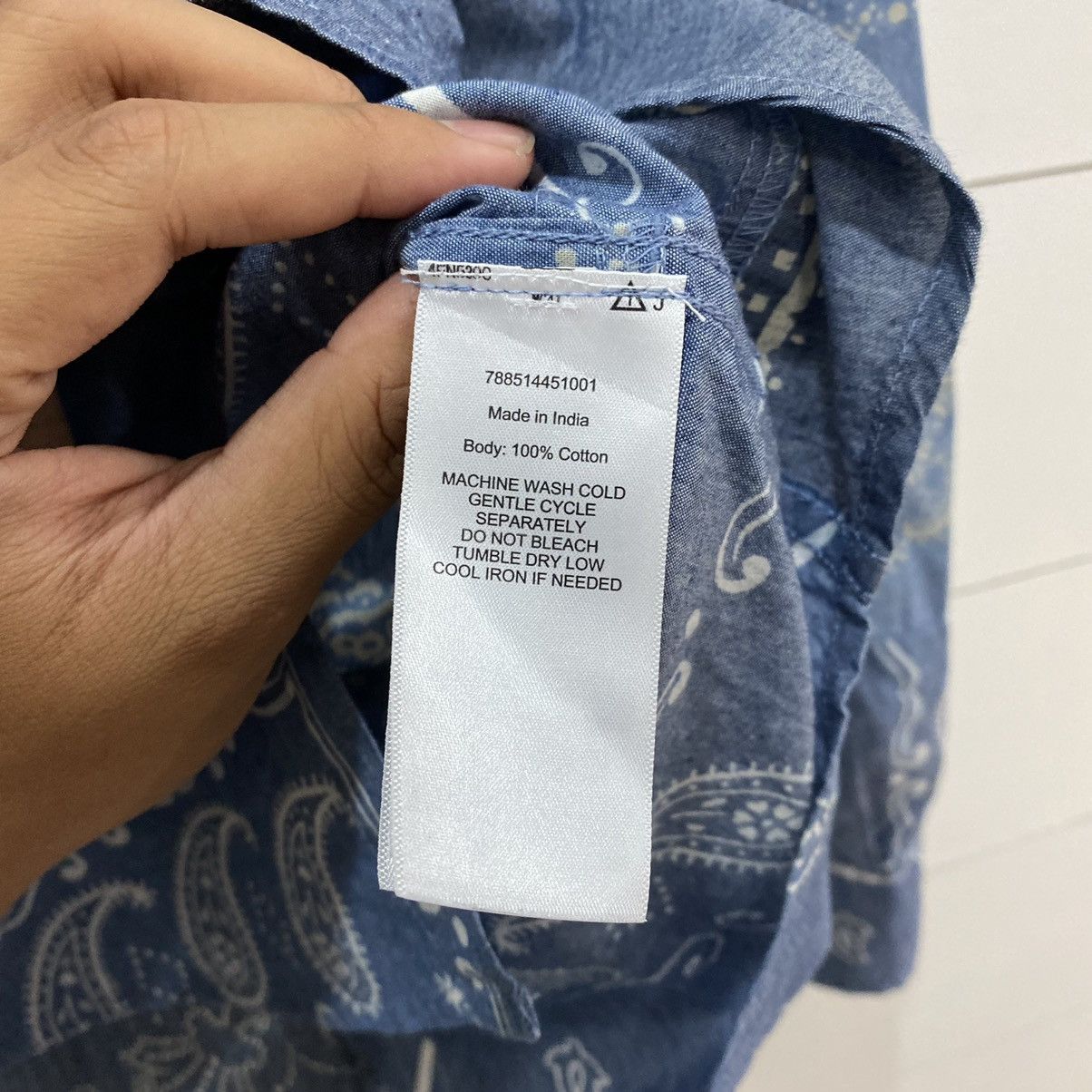 Denim & Supply Ralph Lauren × Japanese Brand Denim And Supply Ralph Lauren Paisley Bandana Button Ups Size US S / EU 44-46 / 1 - 9 Thumbnail