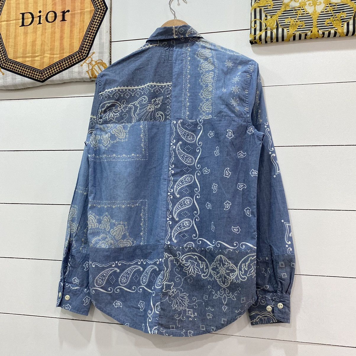 Denim & Supply Ralph Lauren × Japanese Brand Denim And Supply Ralph Lauren Paisley Bandana Button Ups Size US S / EU 44-46 / 1 - 7 Thumbnail