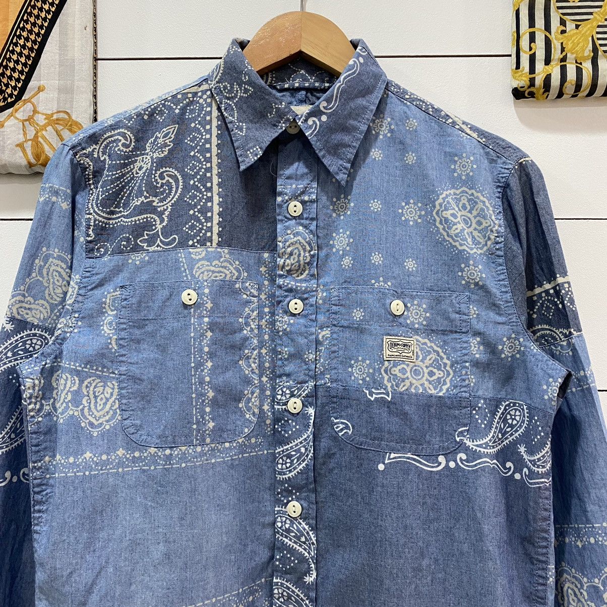 Denim & Supply Ralph Lauren × Japanese Brand Denim And Supply Ralph Lauren Paisley Bandana Button Ups Size US S / EU 44-46 / 1 - 2 Thumbnail