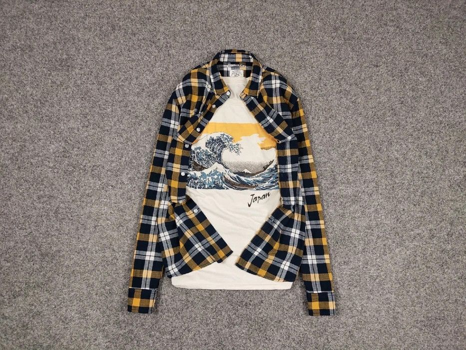 Flannel Vintage Flannel Shirt Travis Scott Style Streetwear Hype Size US M / EU 48-50 / 2 - 1 Thumbnail
