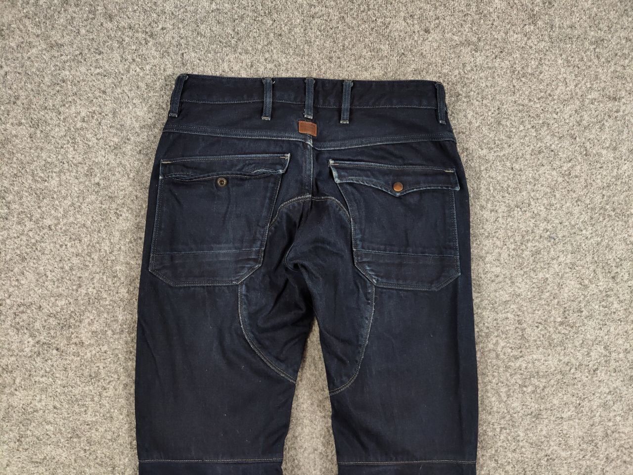 G-Star Vintage G Star Raw Hunter 5620 3D low Tapered Denim Jeans Size US 31 - 15 Thumbnail