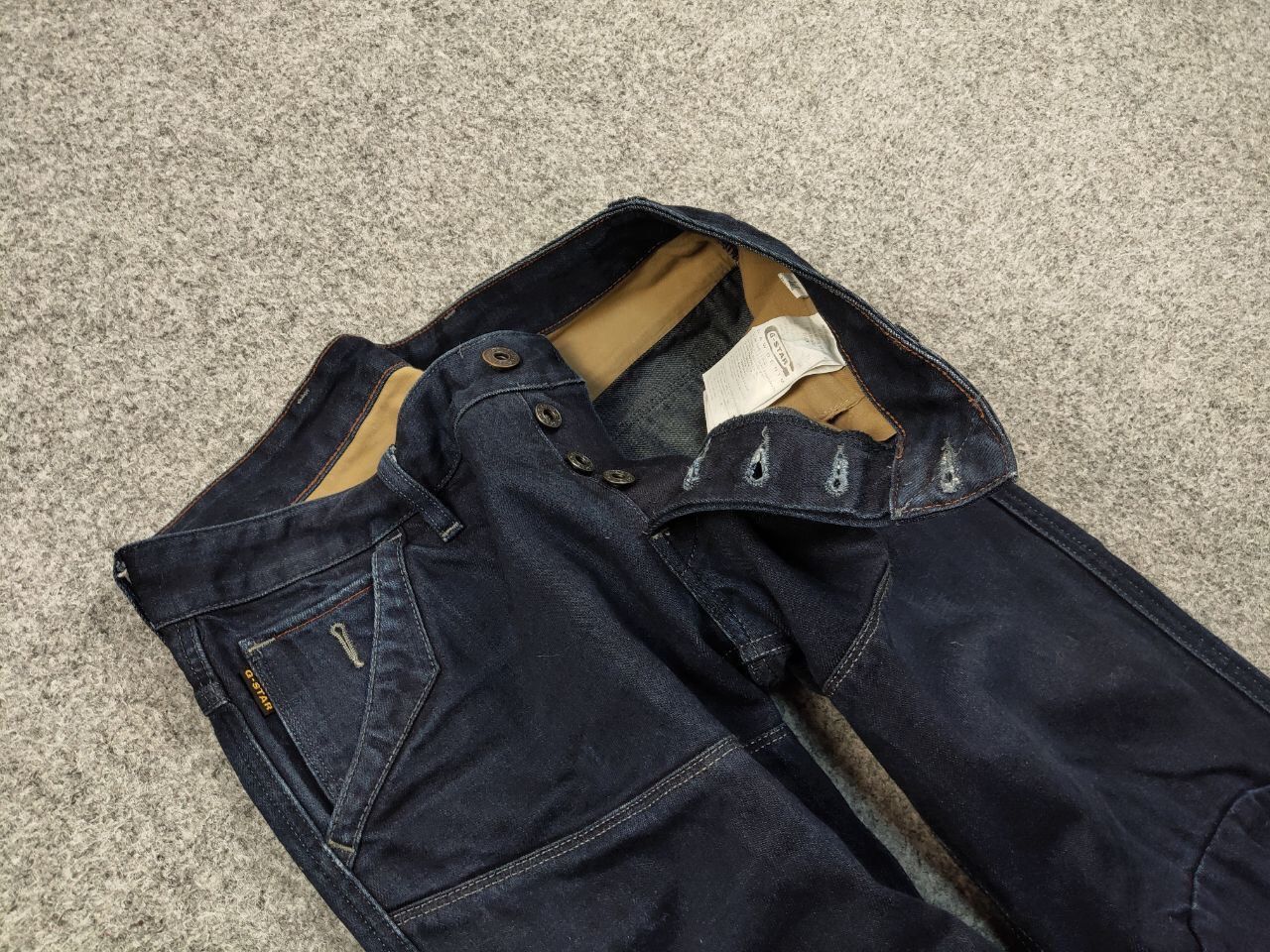 G-Star Vintage G Star Raw Hunter 5620 3D low Tapered Denim Jeans Size US 31 - 12 Thumbnail