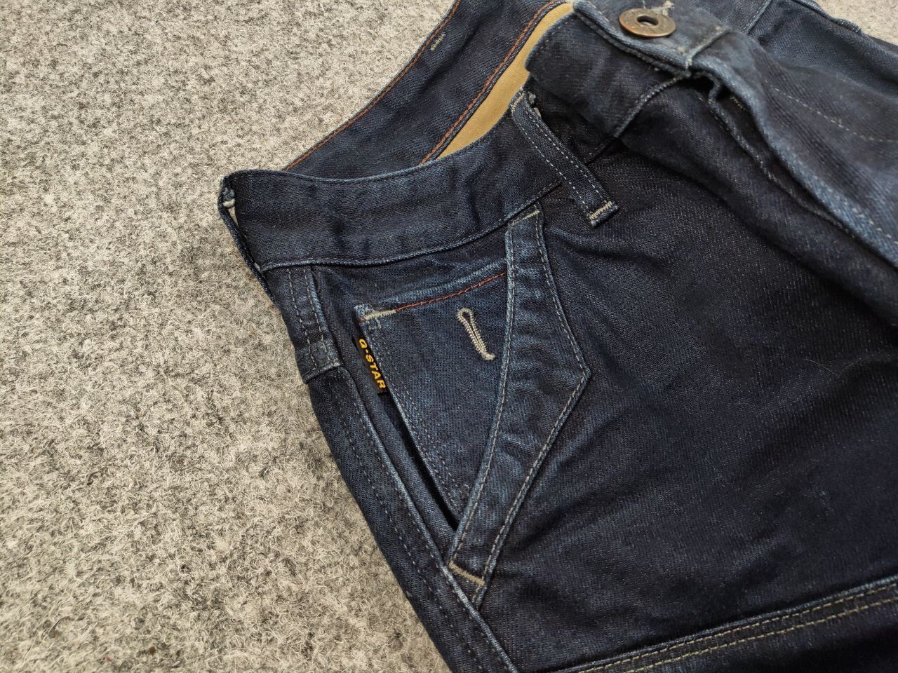 G-Star Vintage G Star Raw Hunter 5620 3D low Tapered Denim Jeans Size US 31 - 11 Thumbnail