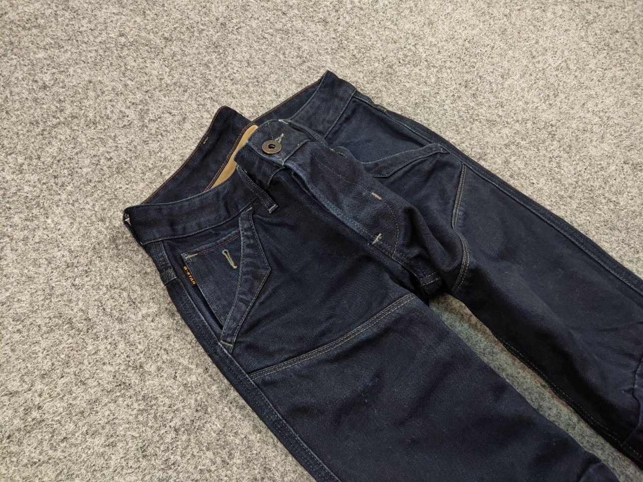 G-Star Vintage G Star Raw Hunter 5620 3D low Tapered Denim Jeans Size US 31 - 10 Thumbnail
