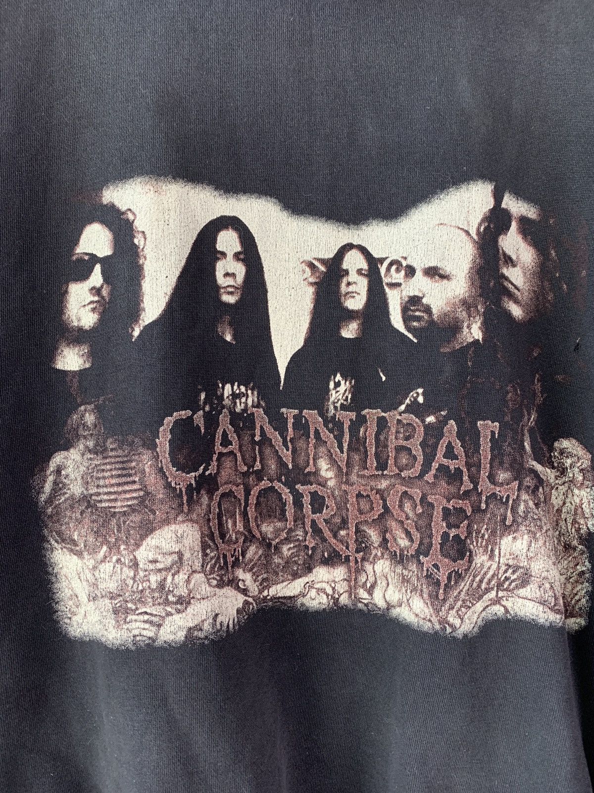 Band Tees VINTAGE CANNIBAL CORPSE THE BIEEDING HOODIE ROCK BLACK Size US L / EU 52-54 / 3 - 4 Thumbnail