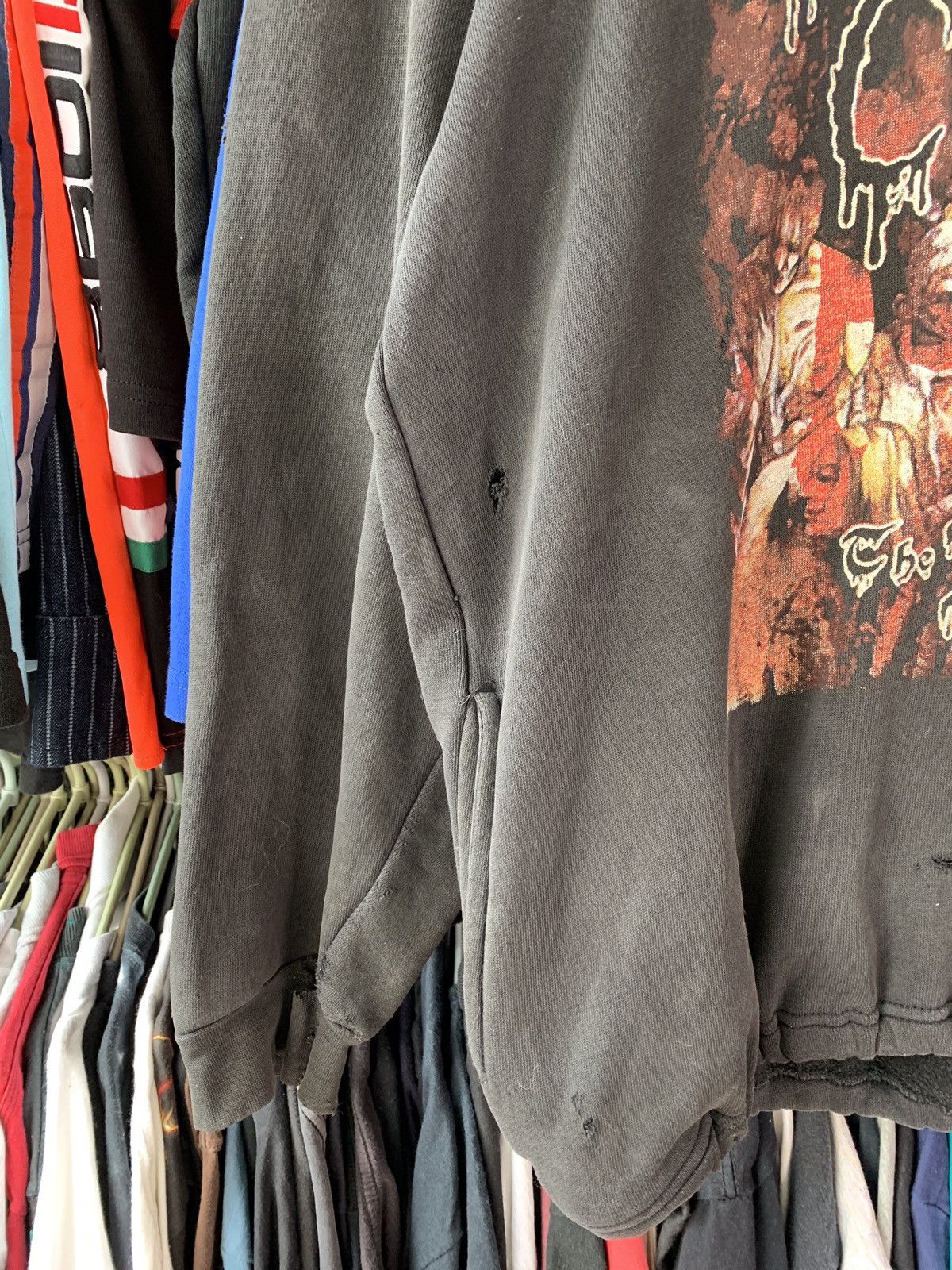 Band Tees VINTAGE CANNIBAL CORPSE THE BIEEDING HOODIE ROCK BLACK Size US L / EU 52-54 / 3 - 5 Thumbnail