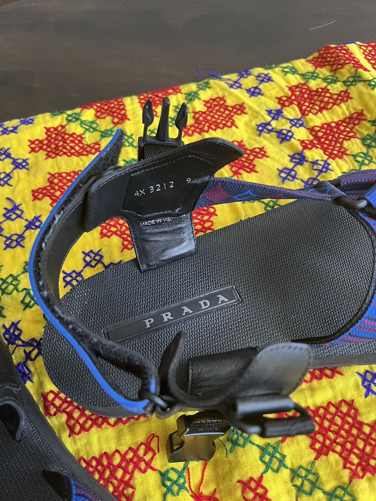 Prada Prada Men S/S 15 Runway Ad Campaign Velcro Nomad Sandal sz 9 Size US 9 / EU 42 - 5 Thumbnail