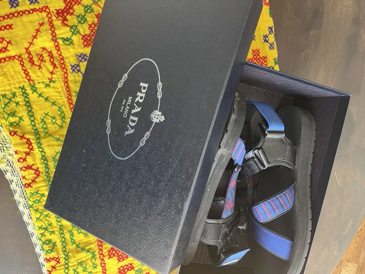 Prada Prada Men S/S 15 Runway Ad Campaign Velcro Nomad Sandal sz 9 Size US 9 / EU 42 - 6 Thumbnail