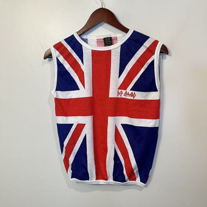 Vintage Vtg 1980s Original Def Leppard Union Jack British Flag UK | Grailed