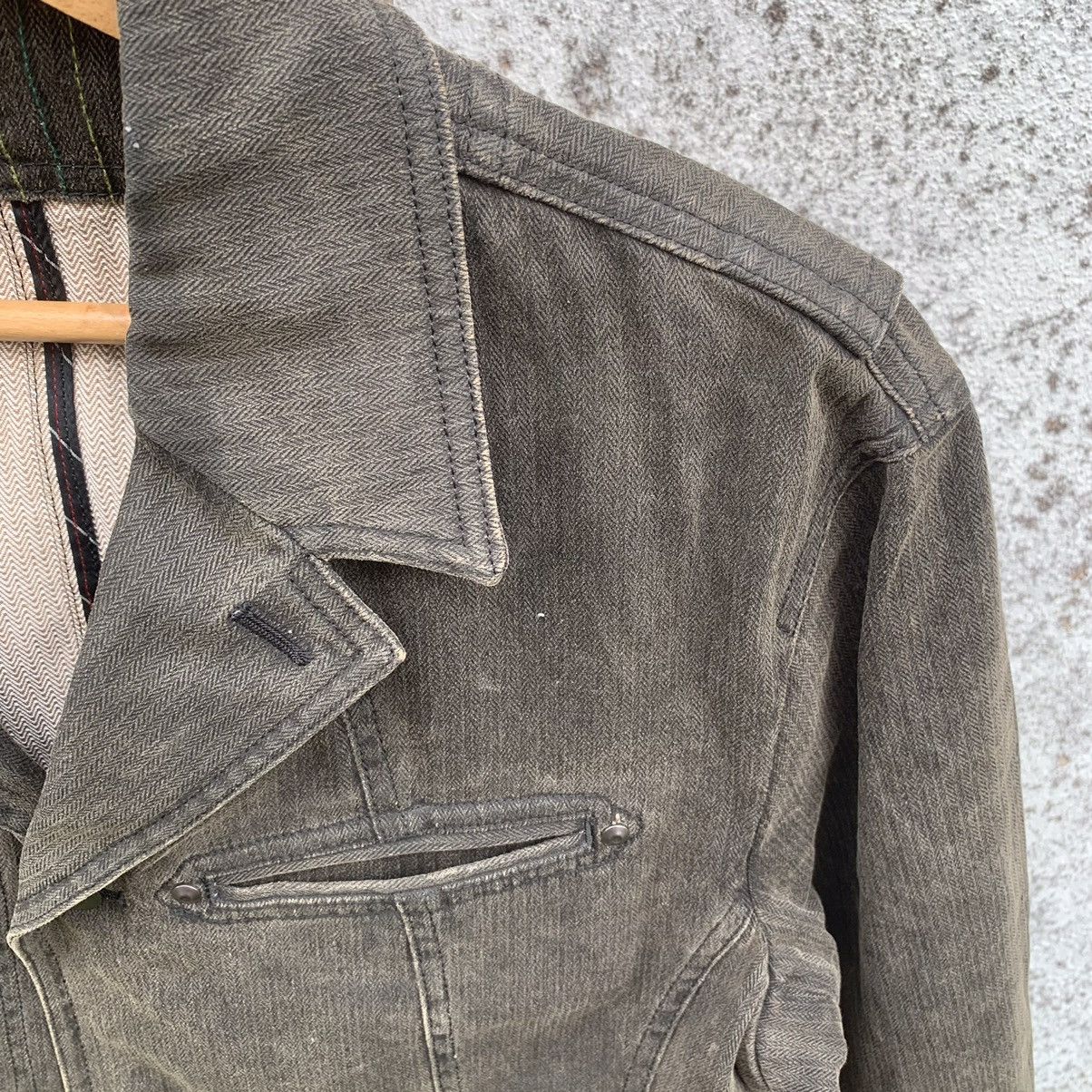 Japanese Brand Elle Homme Designer Twill HBT Jacket Size US M / EU 48-50 / 2 - 5 Thumbnail