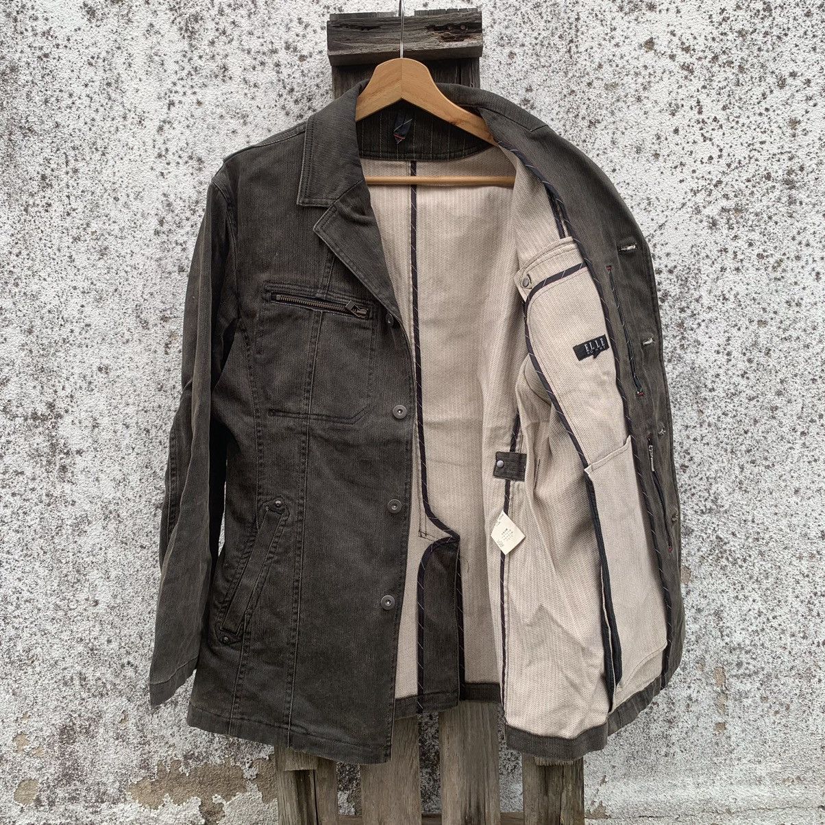 Japanese Brand Elle Homme Designer Twill HBT Jacket Size US M / EU 48-50 / 2 - 10 Thumbnail