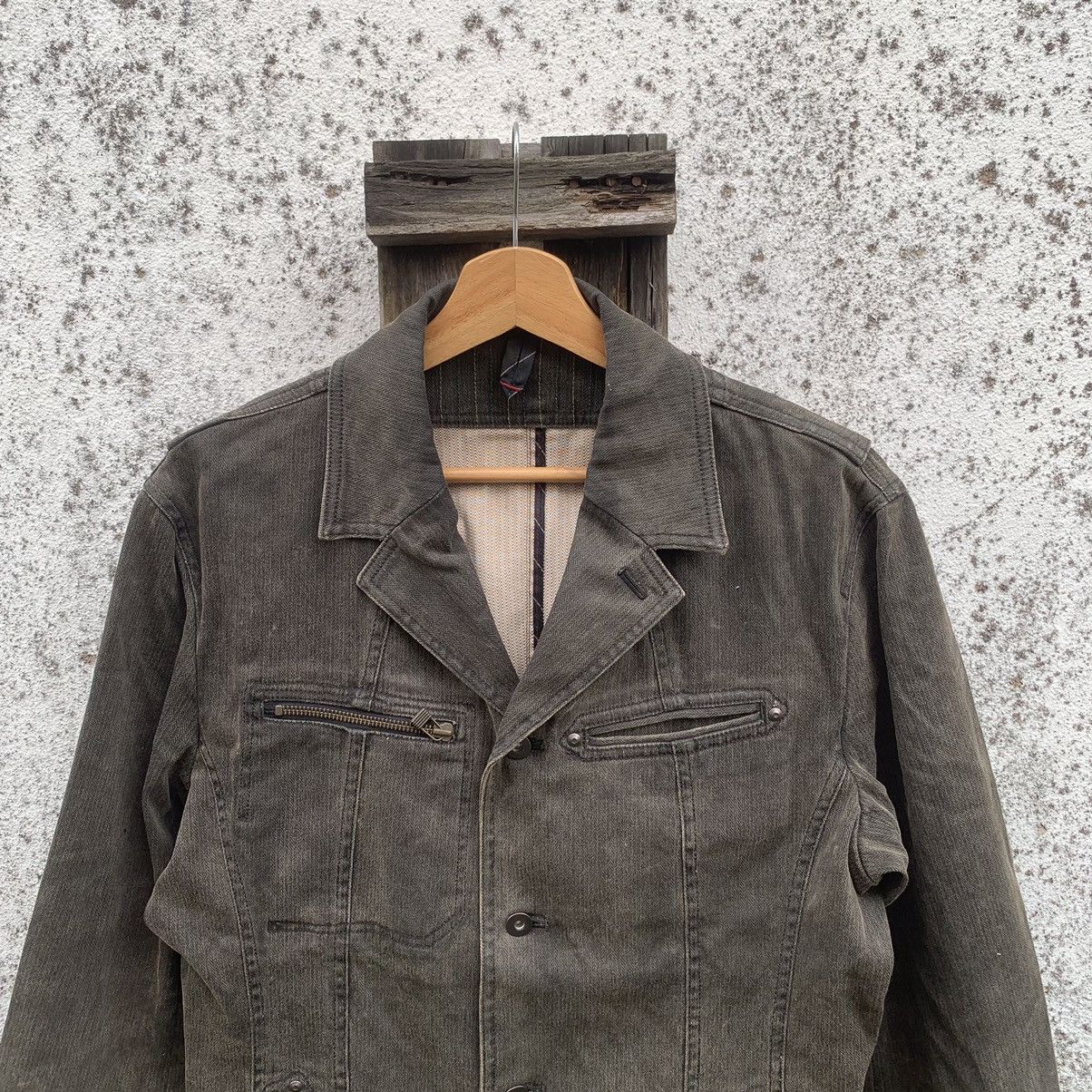 Japanese Brand Elle Homme Designer Twill HBT Jacket Size US M / EU 48-50 / 2 - 3 Thumbnail