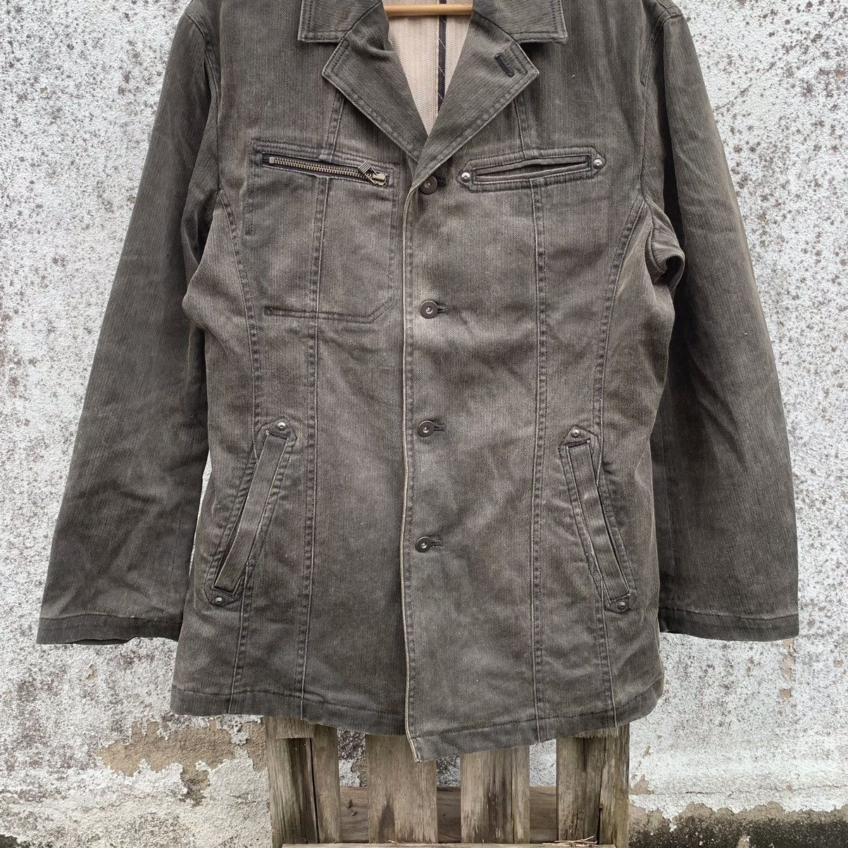 Japanese Brand Elle Homme Designer Twill HBT Jacket Size US M / EU 48-50 / 2 - 4 Thumbnail