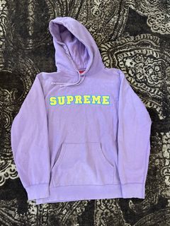 Supreme Cord Collegiate Logo Hoodie