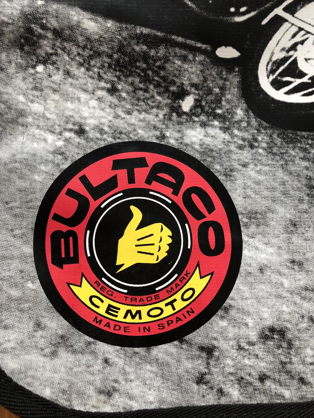 Vintage BULTACO CEMOTO CLASSIC MOTORBIKE RACING CASUAL SPORT BAG Size ONE SIZE - 3 Thumbnail