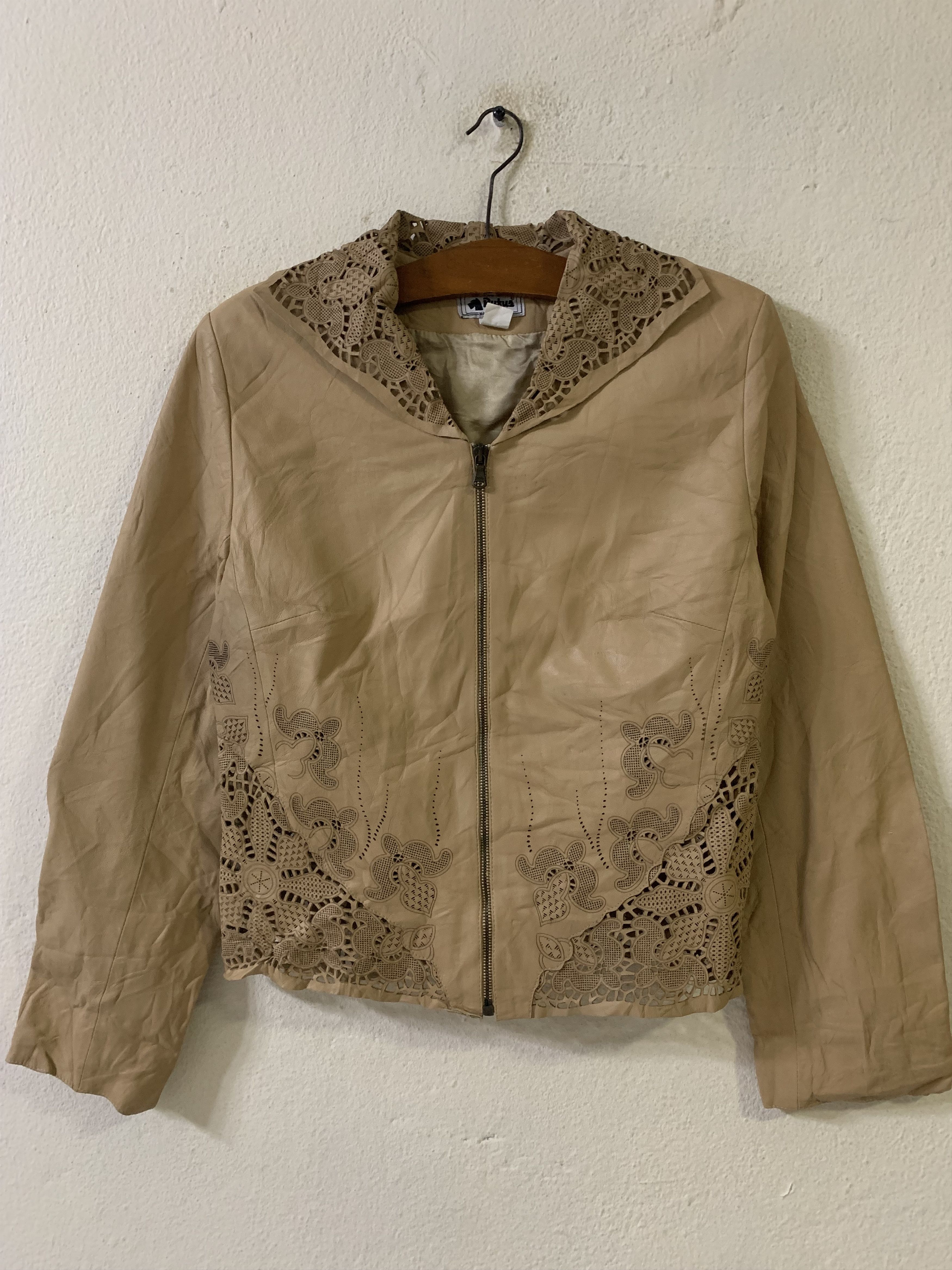 Other Rutus Nice Design Leather Jacket Size M / US 6-8 / IT 42-44 - 1 Thumbnail