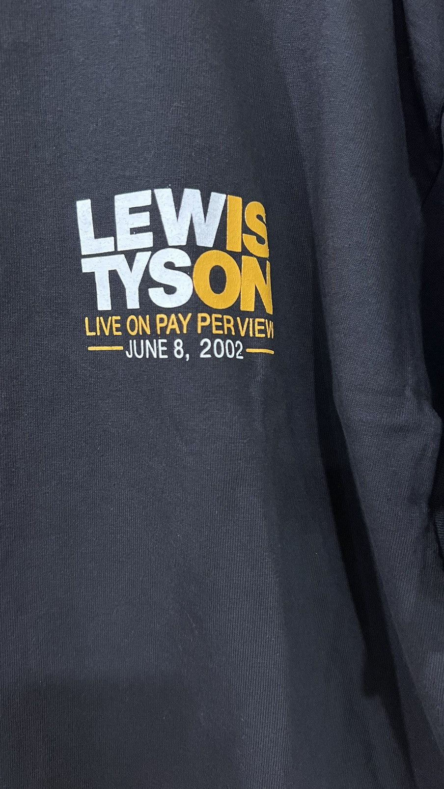 Rap Tees Lewis vs Tyson “Where will you be when history goes down? Size US XL / EU 56 / 4 - 3 Thumbnail
