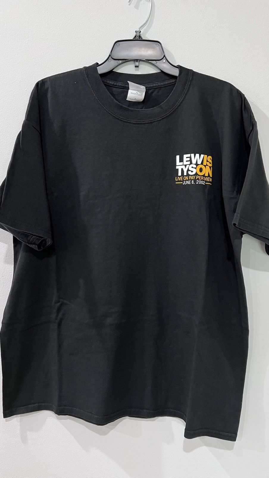 Rap Tees Lewis vs Tyson “Where will you be when history goes down? Size US XL / EU 56 / 4 - 1 Thumbnail
