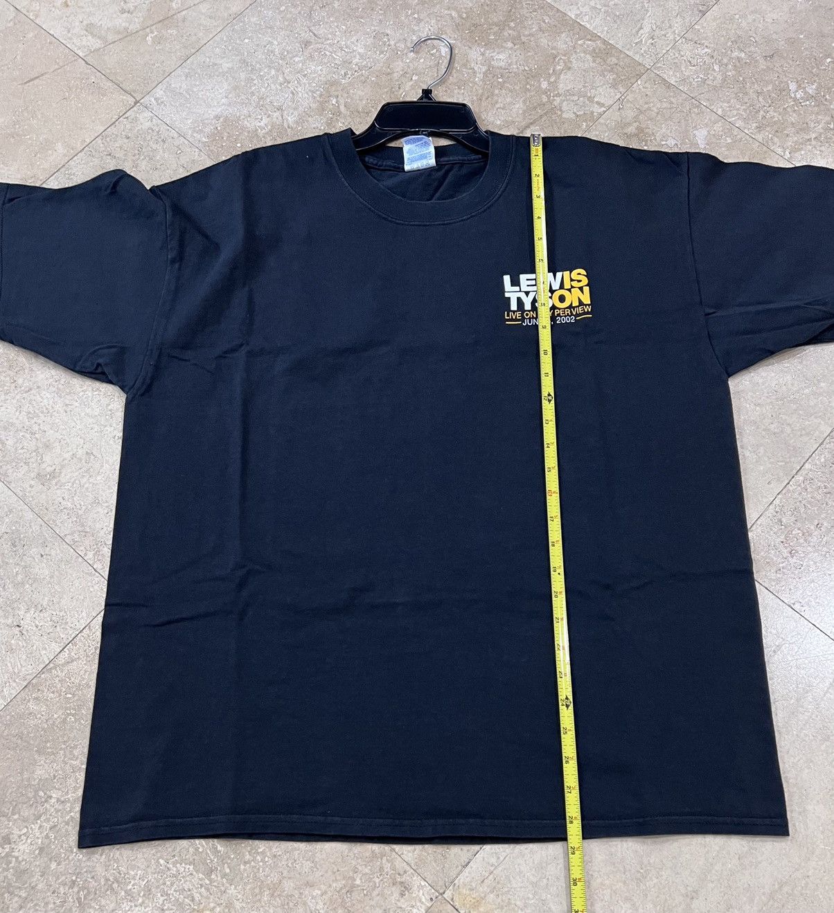 Rap Tees Lewis vs Tyson “Where will you be when history goes down? Size US XL / EU 56 / 4 - 6 Thumbnail