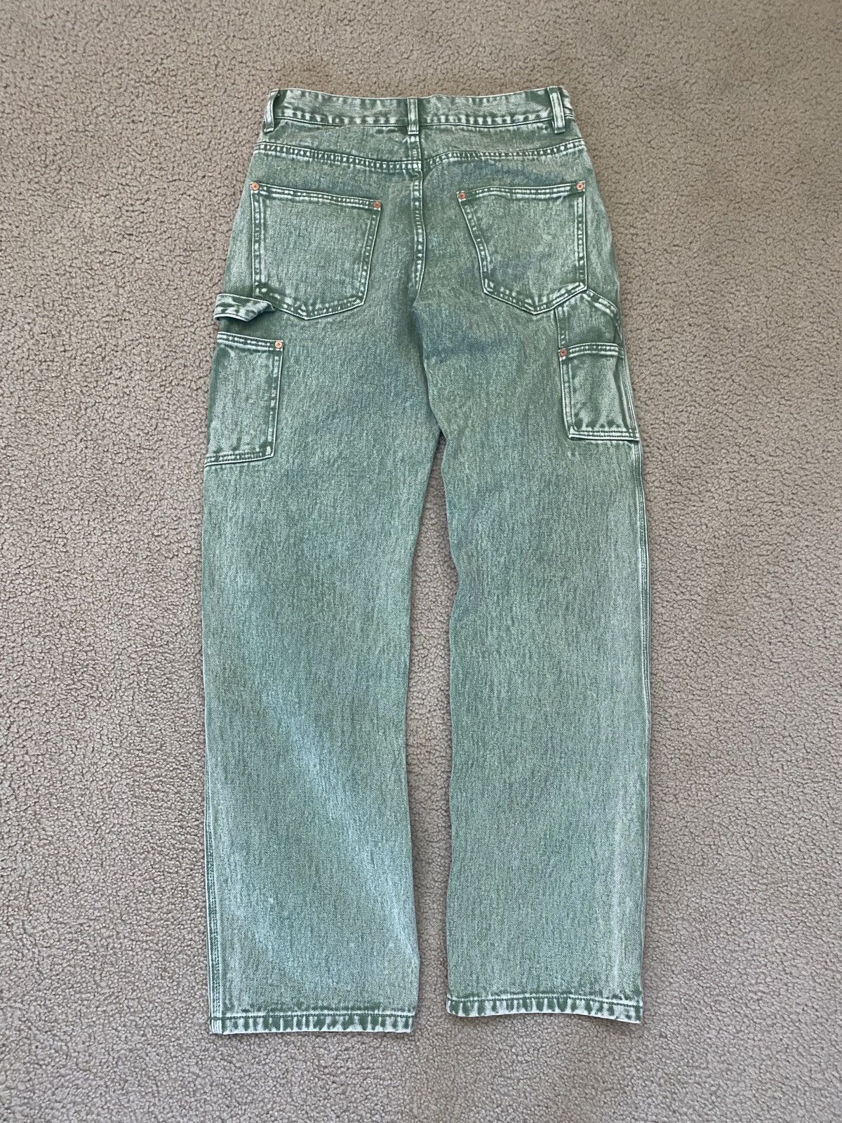 Andersson Bell Andersson Bell Overdyed Carpenter Jeans Pants Green Size US 28 / EU 44 - 4 Thumbnail