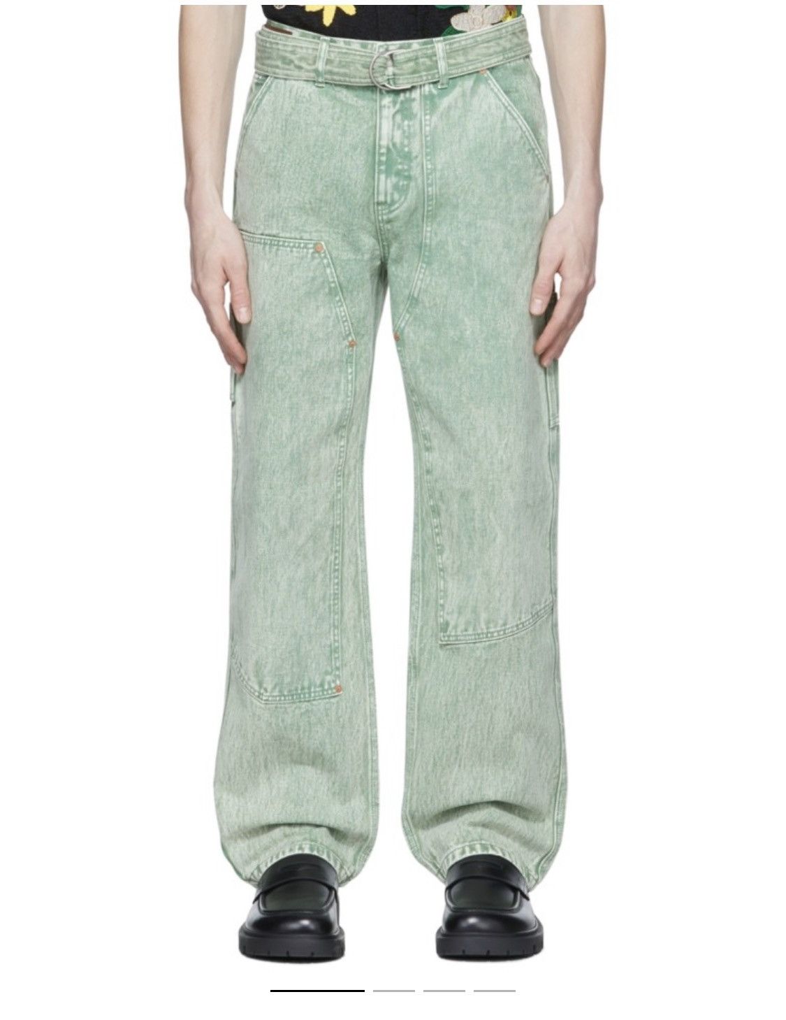 Andersson Bell Andersson Bell Overdyed Carpenter Jeans Pants Green Size US 28 / EU 44 - 8 Thumbnail
