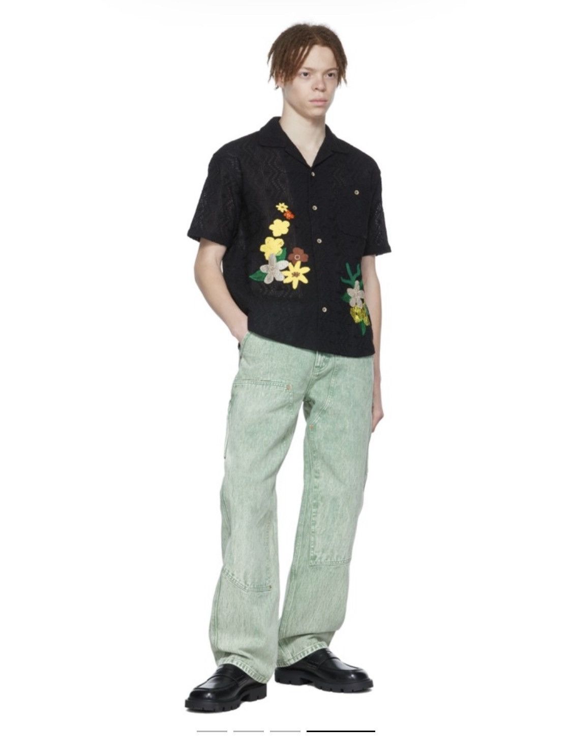 Andersson Bell Andersson Bell Overdyed Carpenter Jeans Pants Green Size US 28 / EU 44 - 6 Thumbnail