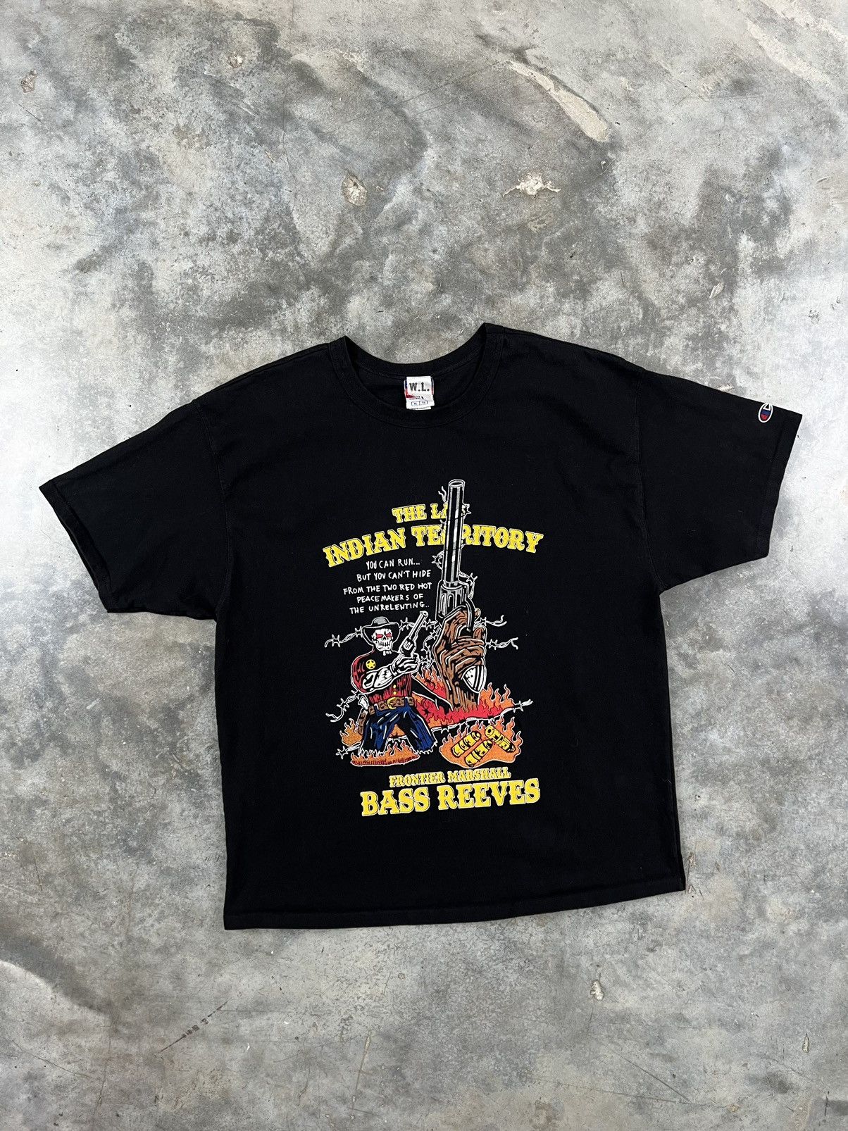 Champion × Supreme OG Warren Lotas Indian Territory Reeves Tee Black Sz. XL Size US XL / EU 56 / 4 - 1 Thumbnail