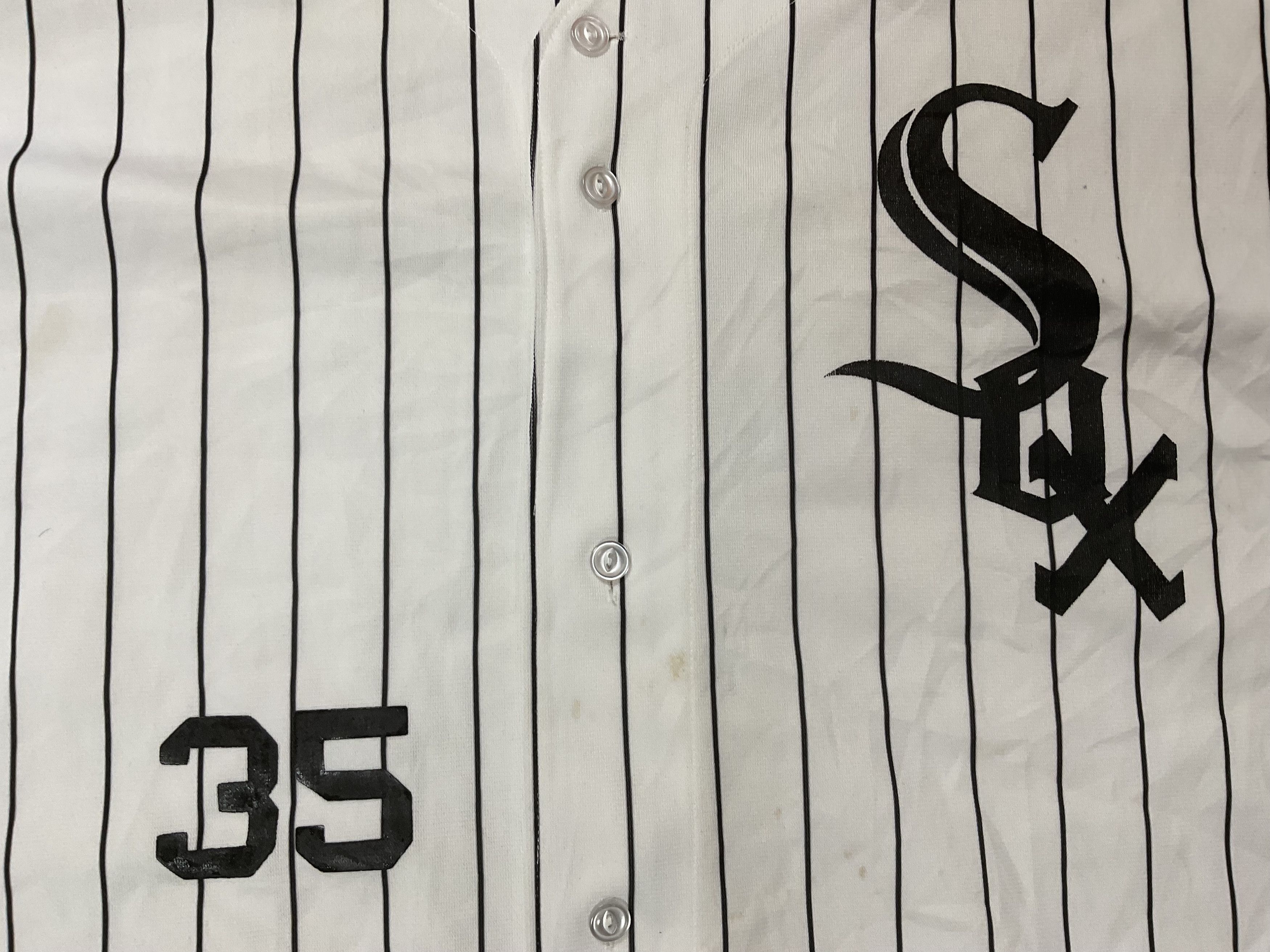 MLB Vintage 90s Chicago White Sox Thomas #35 Baseball Jersey Size US XL / EU 56 / 4 - 3 Thumbnail