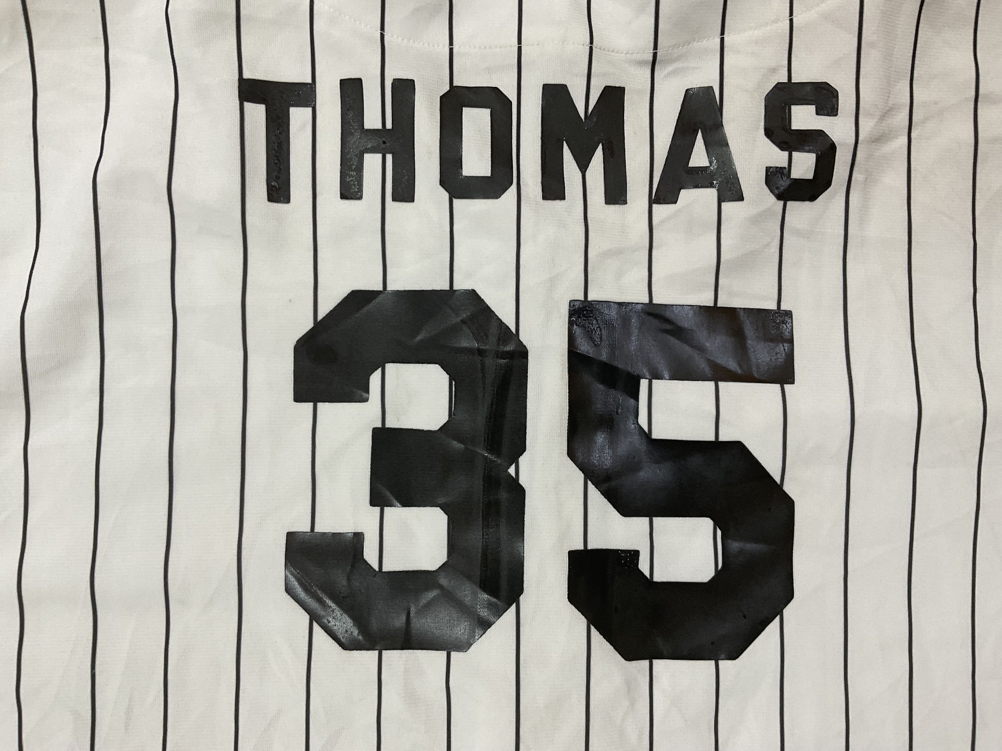 MLB Vintage 90s Chicago White Sox Thomas #35 Baseball Jersey Size US XL / EU 56 / 4 - 6 Thumbnail