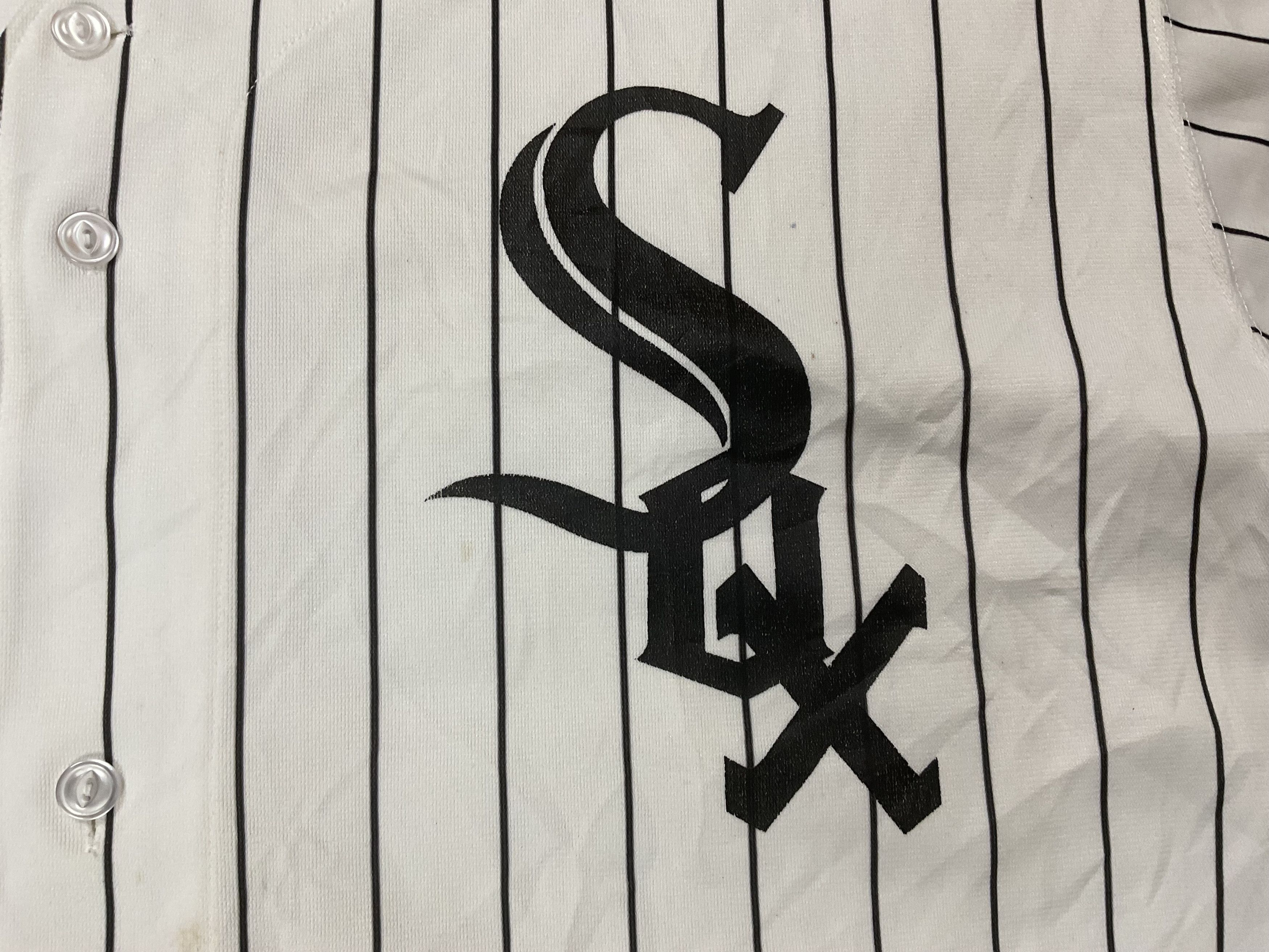 MLB Vintage 90s Chicago White Sox Thomas #35 Baseball Jersey Size US XL / EU 56 / 4 - 4 Thumbnail