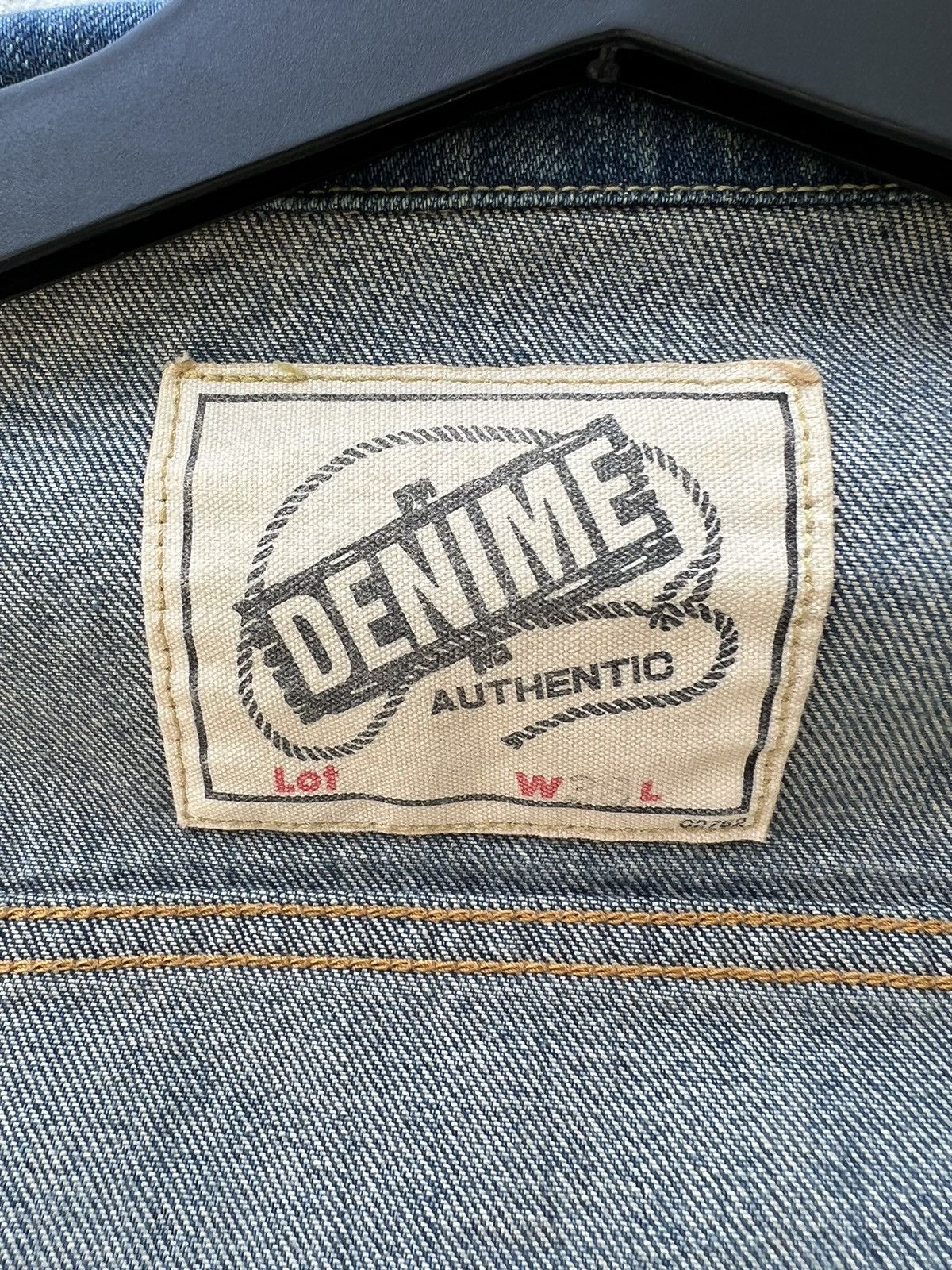 Denime Denime Japan Selvedge Fade Blue Denim Jacket Type 3 Size US S / EU 44-46 / 1 - 16 Thumbnail