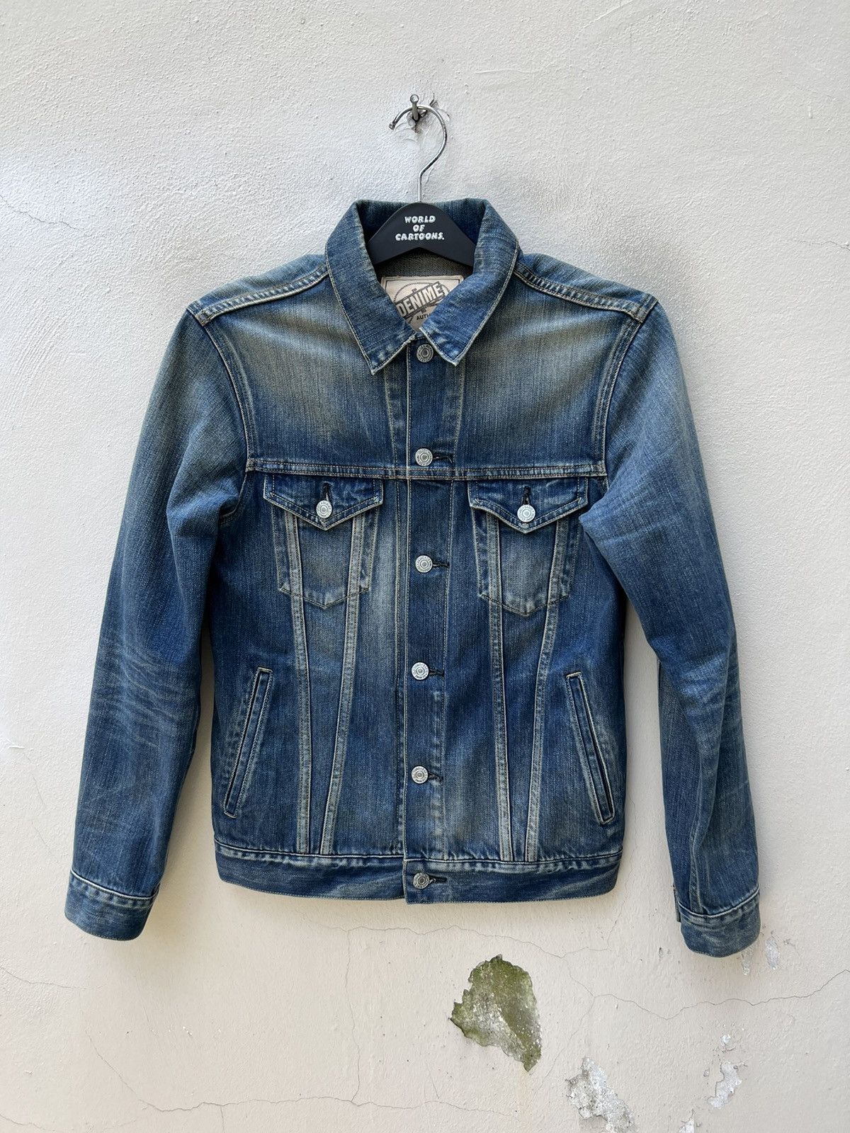 Denime Denime Japan Selvedge Fade Blue Denim Jacket Type 3 Size US S / EU 44-46 / 1 - 6 Thumbnail