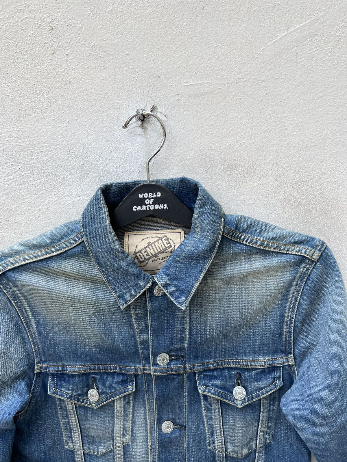 Denime Denime Japan Selvedge Fade Blue Denim Jacket Type 3 Size US S / EU 44-46 / 1 - 7 Thumbnail