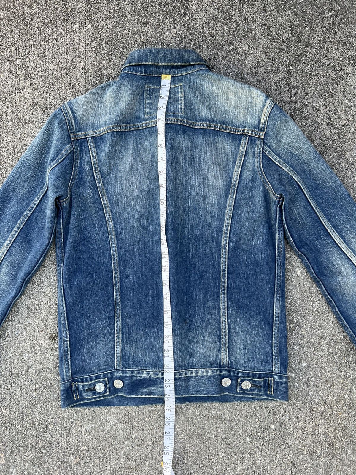 Denime Denime Japan Selvedge Fade Blue Denim Jacket Type 3 Size US S / EU 44-46 / 1 - 5 Thumbnail
