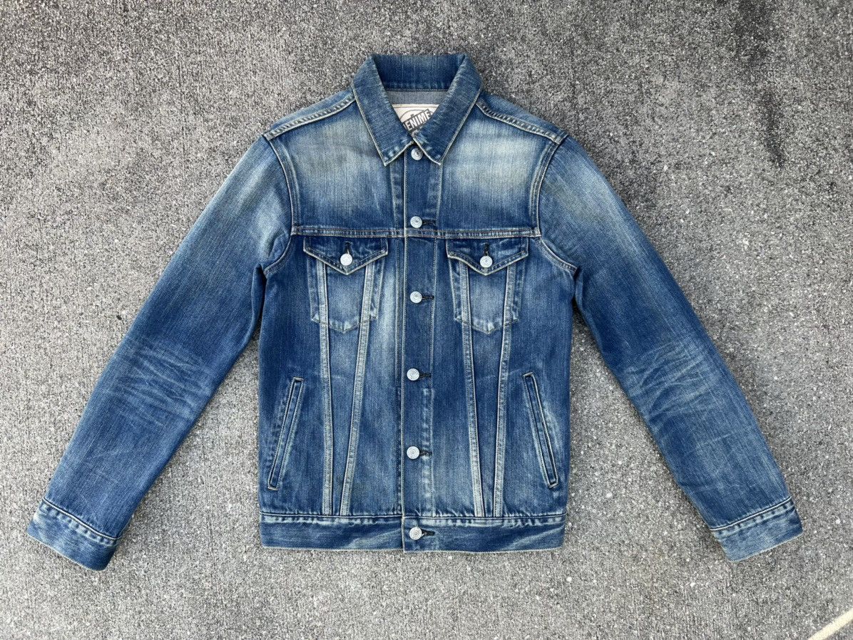 Denime Denime Japan Selvedge Fade Blue Denim Jacket Type 3 Size US S / EU 44-46 / 1 - 1 Thumbnail