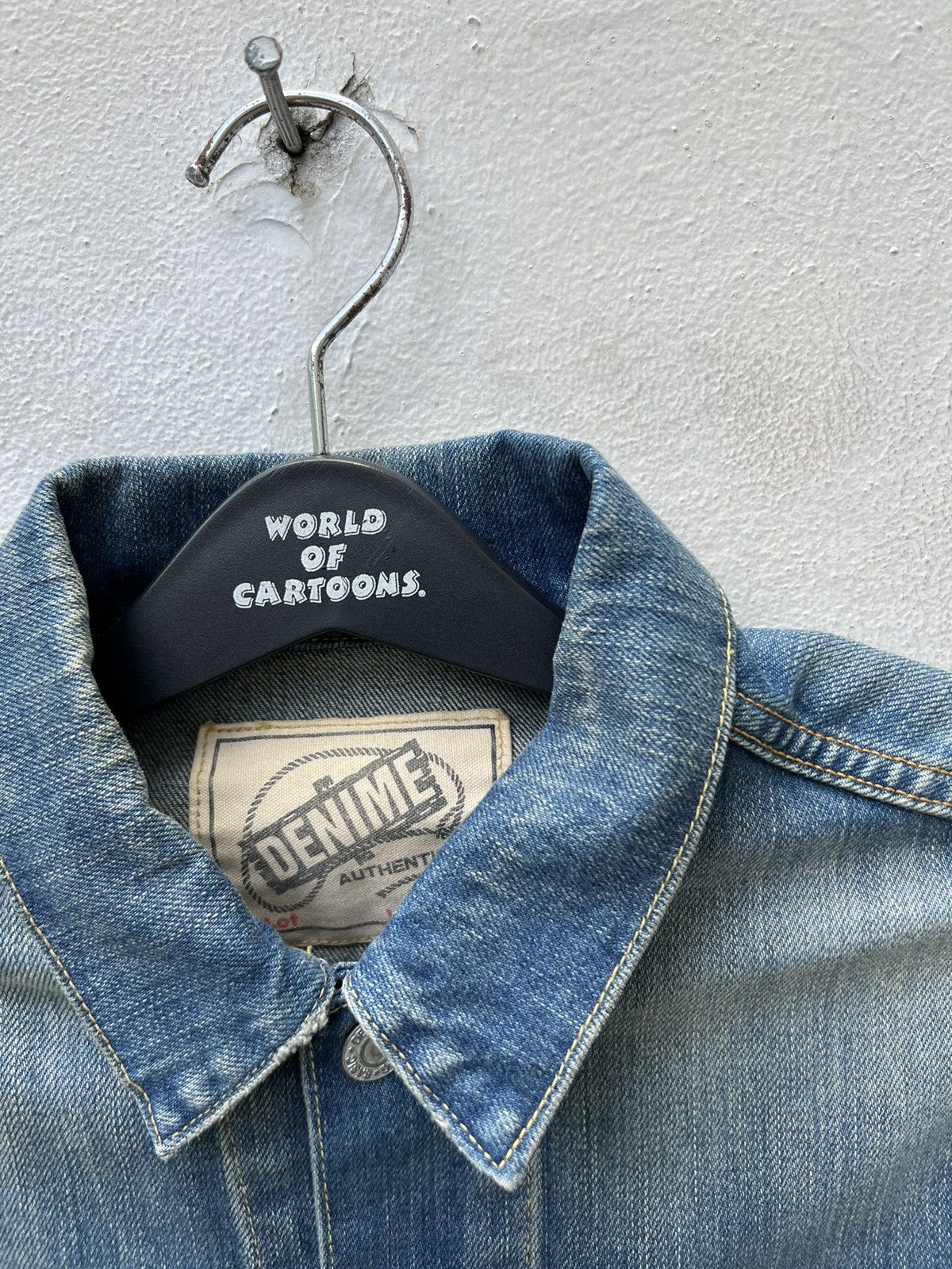Denime Denime Japan Selvedge Fade Blue Denim Jacket Type 3 Size US S / EU 44-46 / 1 - 11 Thumbnail