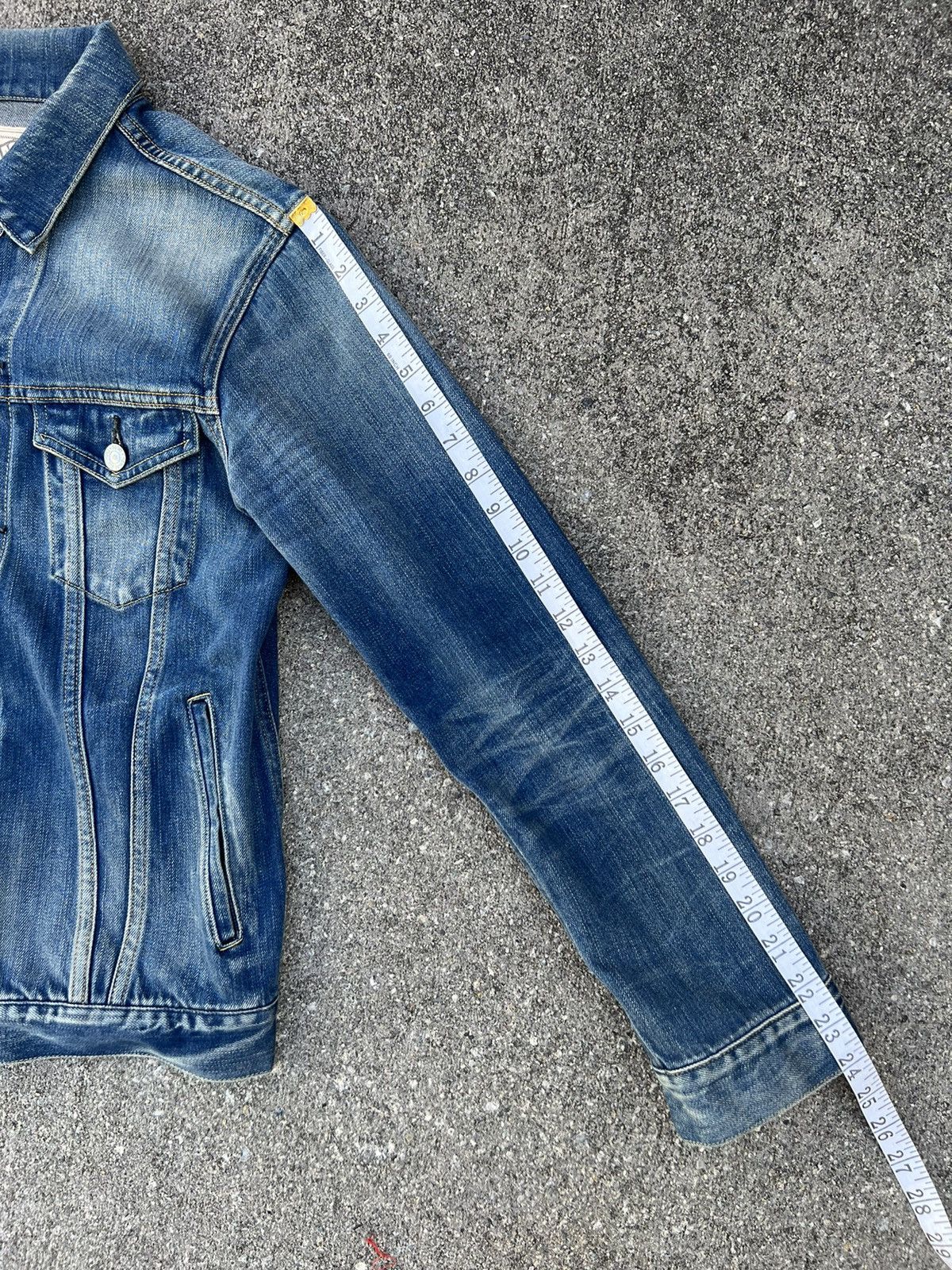 Denime Denime Japan Selvedge Fade Blue Denim Jacket Type 3 Size US S / EU 44-46 / 1 - 3 Thumbnail