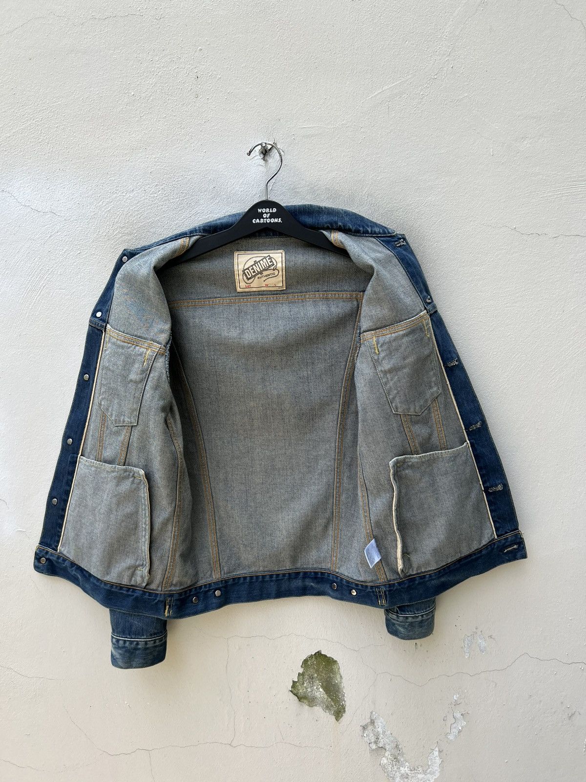 Denime Denime Japan Selvedge Fade Blue Denim Jacket Type 3 Size US S / EU 44-46 / 1 - 13 Thumbnail