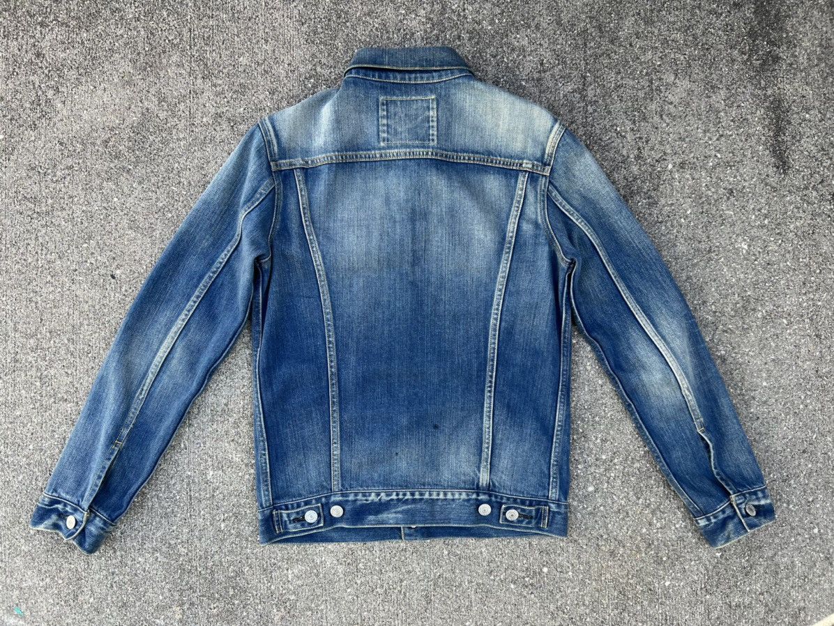 Denime Denime Japan Selvedge Fade Blue Denim Jacket Type 3 Size US S / EU 44-46 / 1 - 4 Thumbnail