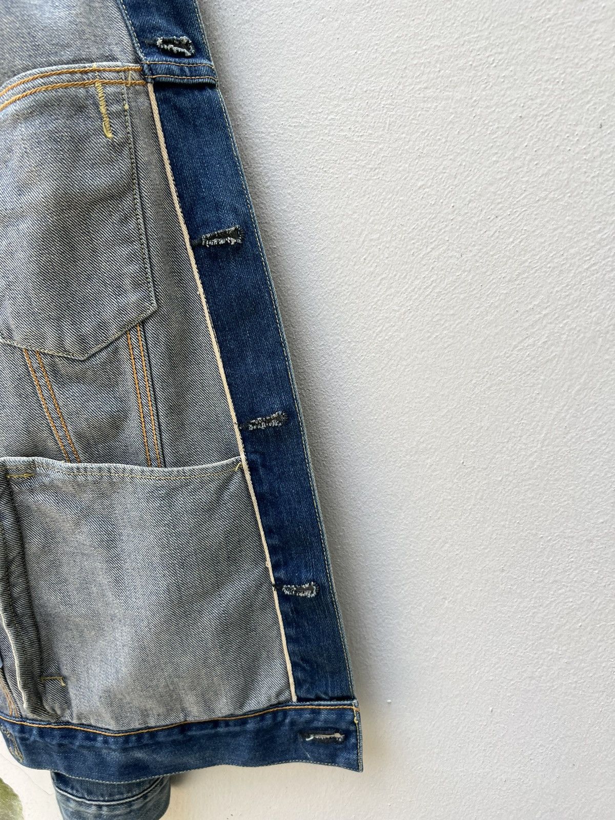 Denime Denime Japan Selvedge Fade Blue Denim Jacket Type 3 Size US S / EU 44-46 / 1 - 15 Thumbnail
