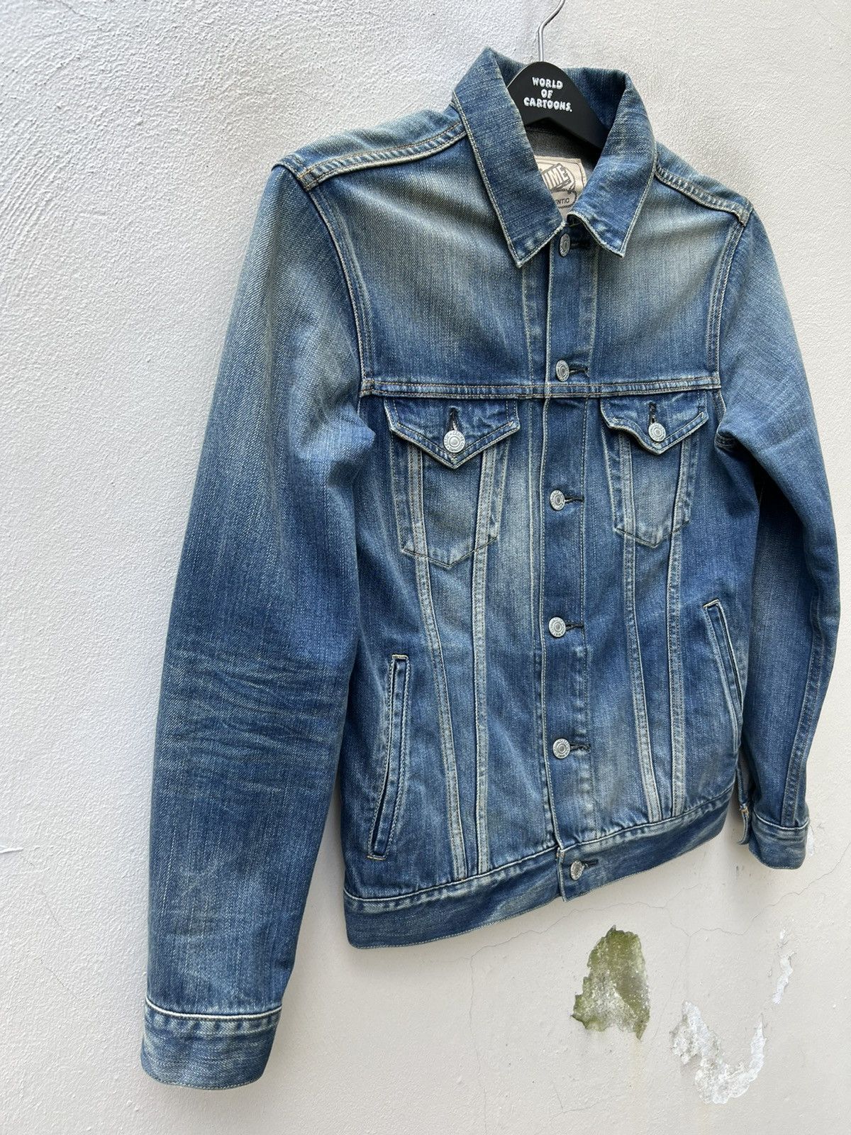 Denime Denime Japan Selvedge Fade Blue Denim Jacket Type 3 Size US S / EU 44-46 / 1 - 10 Thumbnail