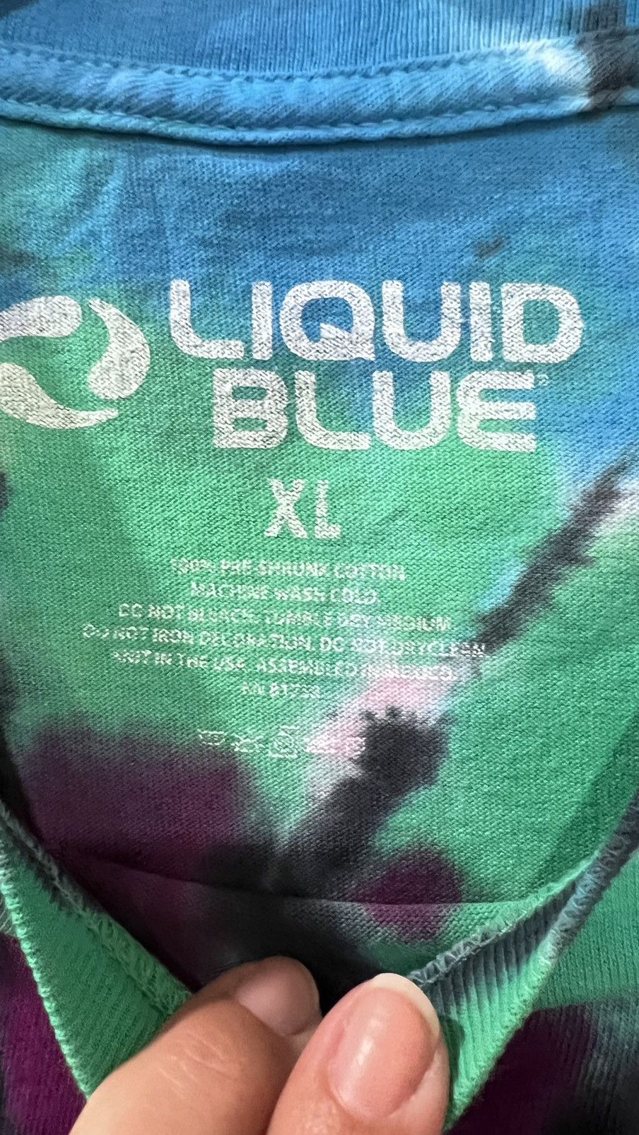 Liquid Blue × Vintage Liquid Blue Tie Dye TShirt Size XL Size US XL / EU 56 / 4 - 2 Thumbnail