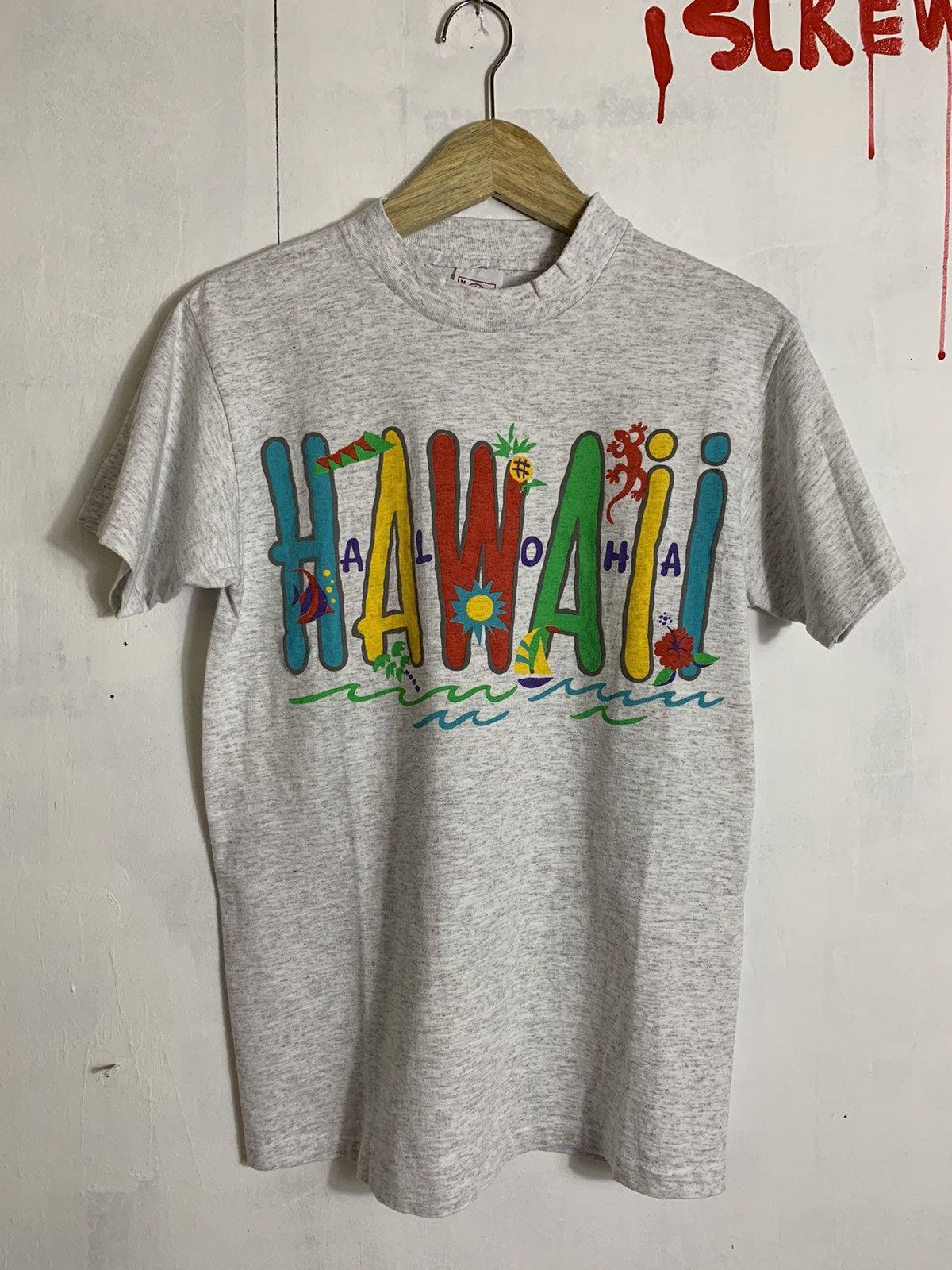 Vintage hawaii single stitched t shirt