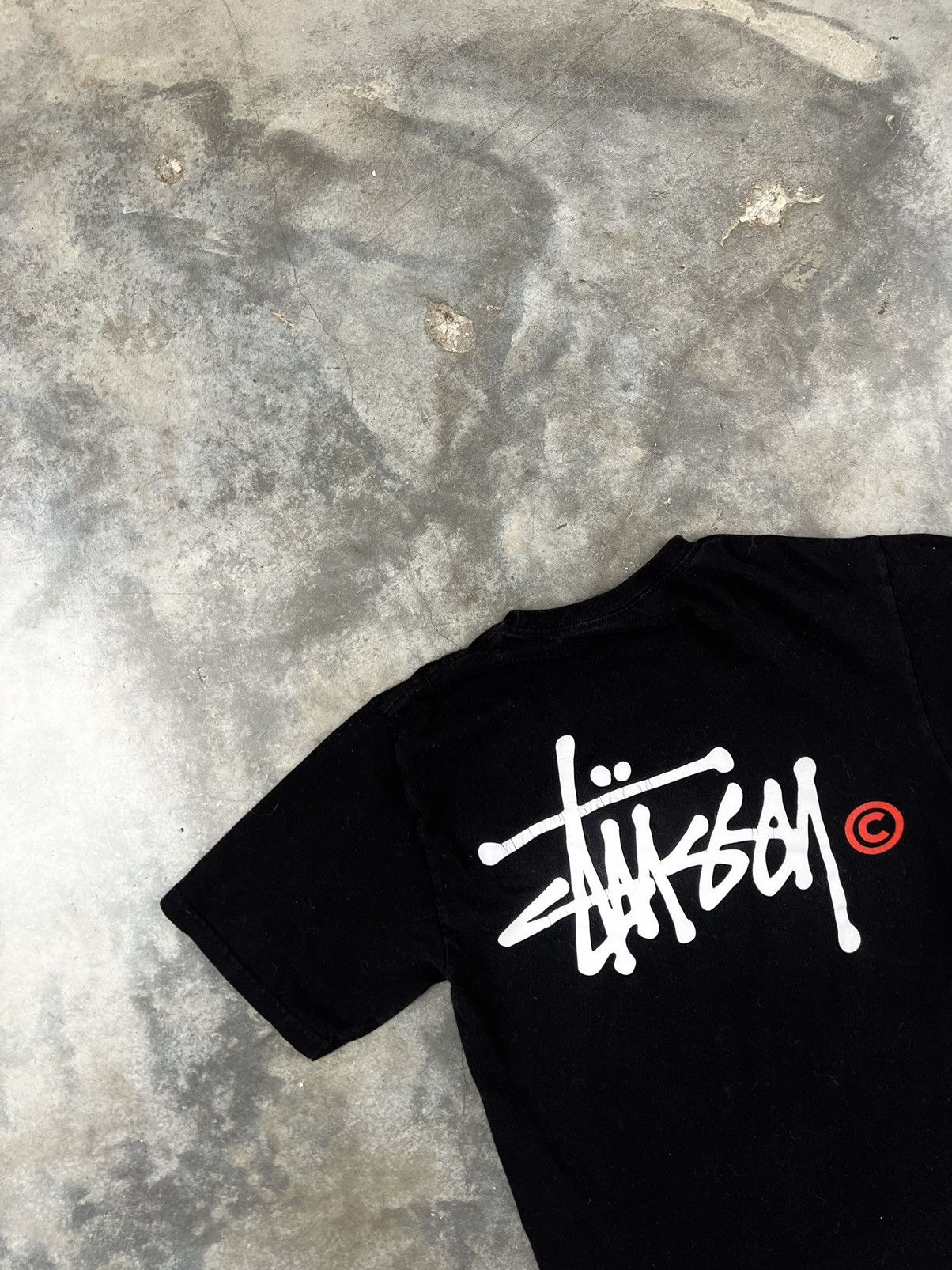 Stussy Stussy Black Stock Logo Tee Sz. Small ❄️❄️❄️ Size US S / EU 44-46 / 1 - 2 Thumbnail