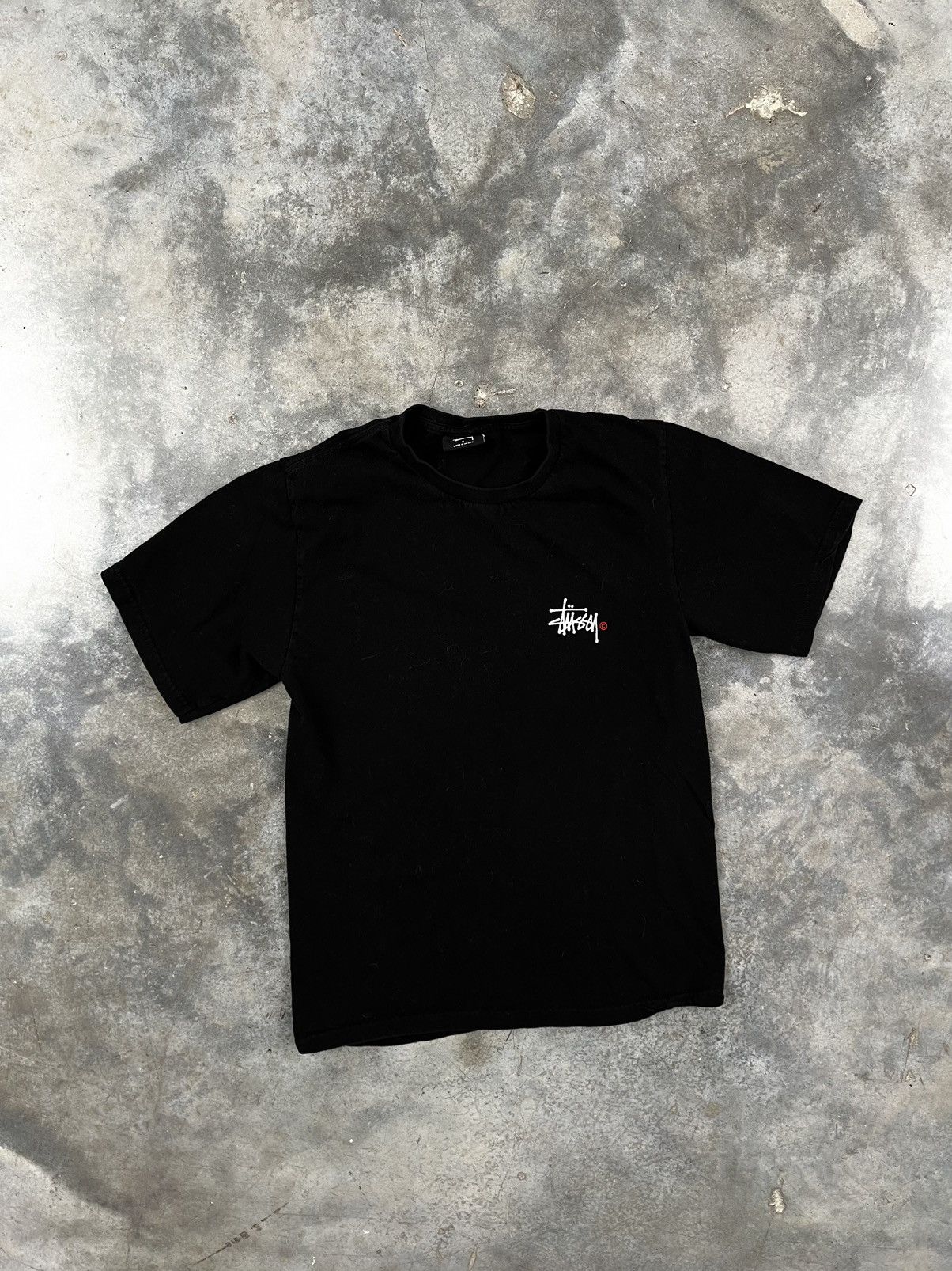 Stussy Stussy Black Stock Logo Tee Sz. Small ❄️❄️❄️ Size US S / EU 44-46 / 1 - 3 Thumbnail