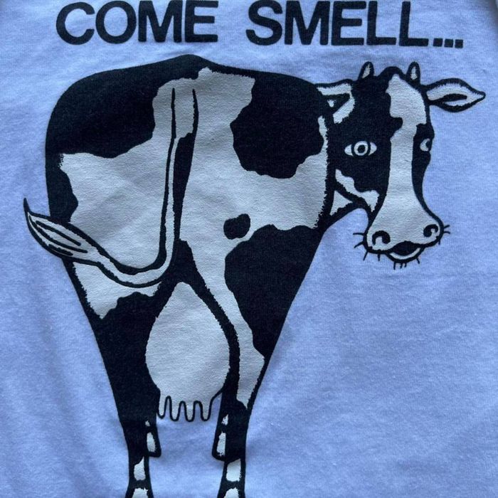 Vintage Vintage Come Smell Our DairyAir Cow Animal Funny Tee Grailed