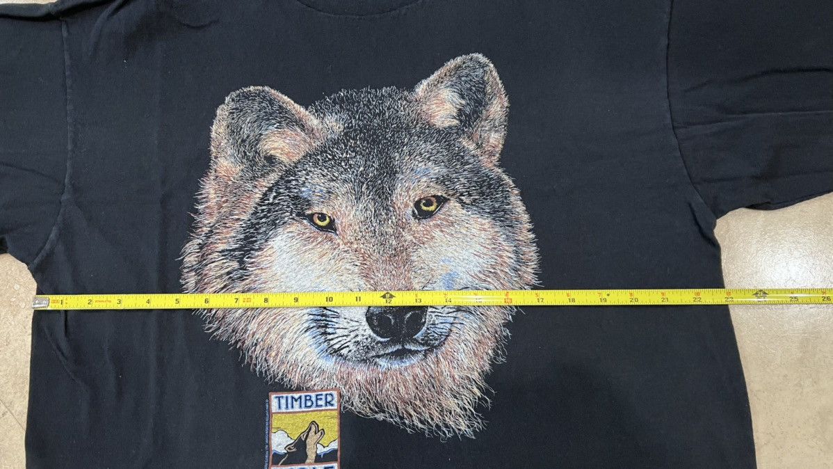 Vintage 1994 Timber Wolf Single Stitch Tee Size XL Size US XL / EU 56 / 4 - 9 Thumbnail